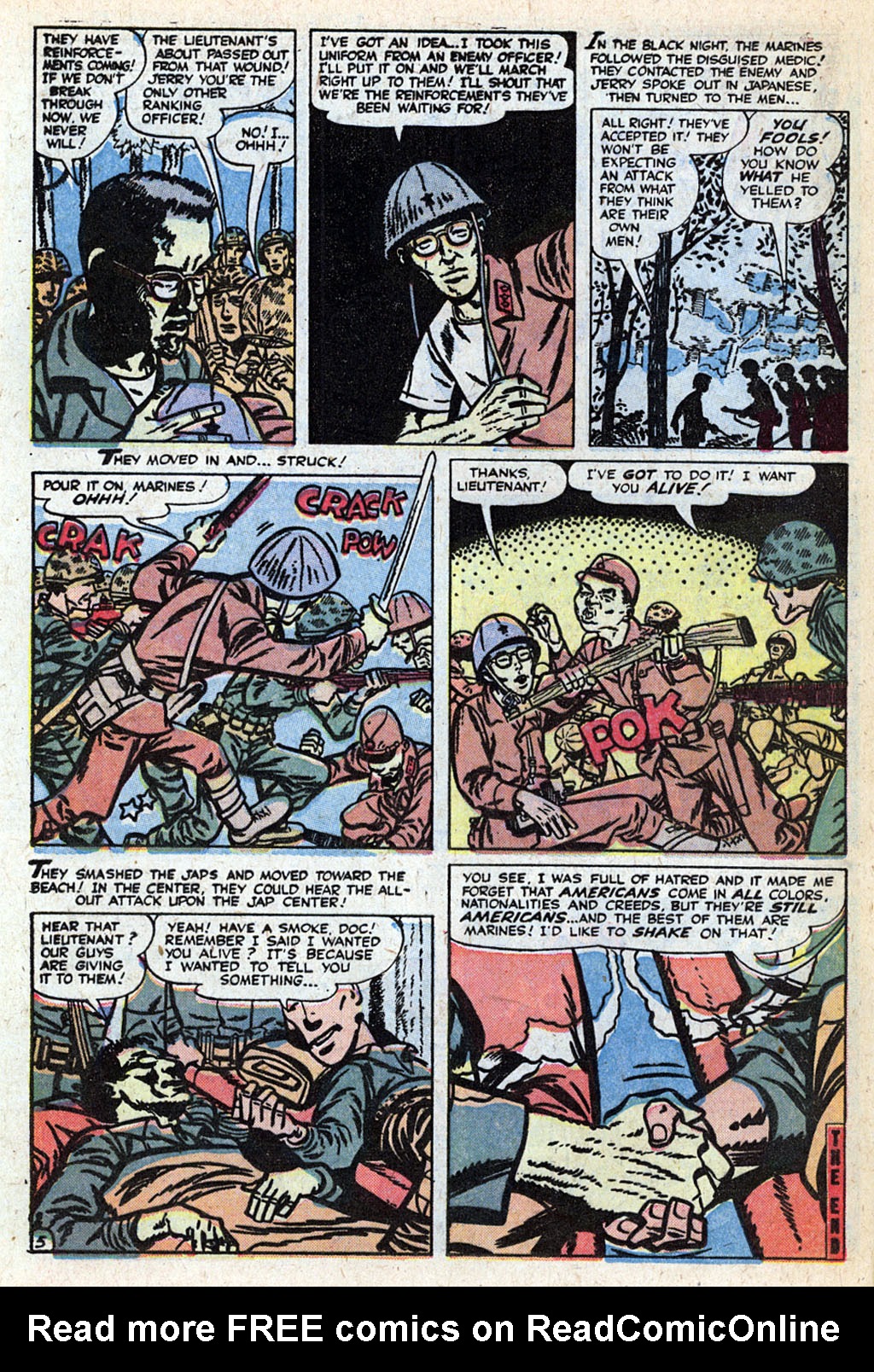 Read online Marines in Action comic -  Issue #8 - 24