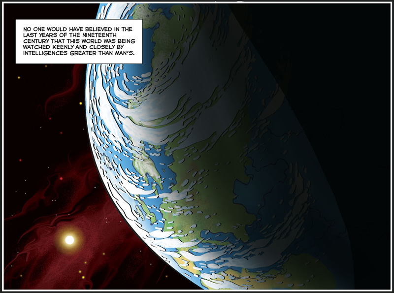 Read online H. G. Wells' The War of the Worlds comic -  Issue # TPB - 1