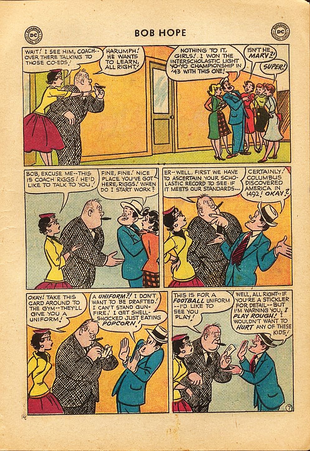 Read online The Adventures of Bob Hope comic -  Issue #42 - 9
