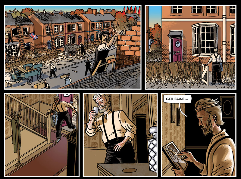 Read online H. G. Wells' The War of the Worlds comic -  Issue # TPB - 118