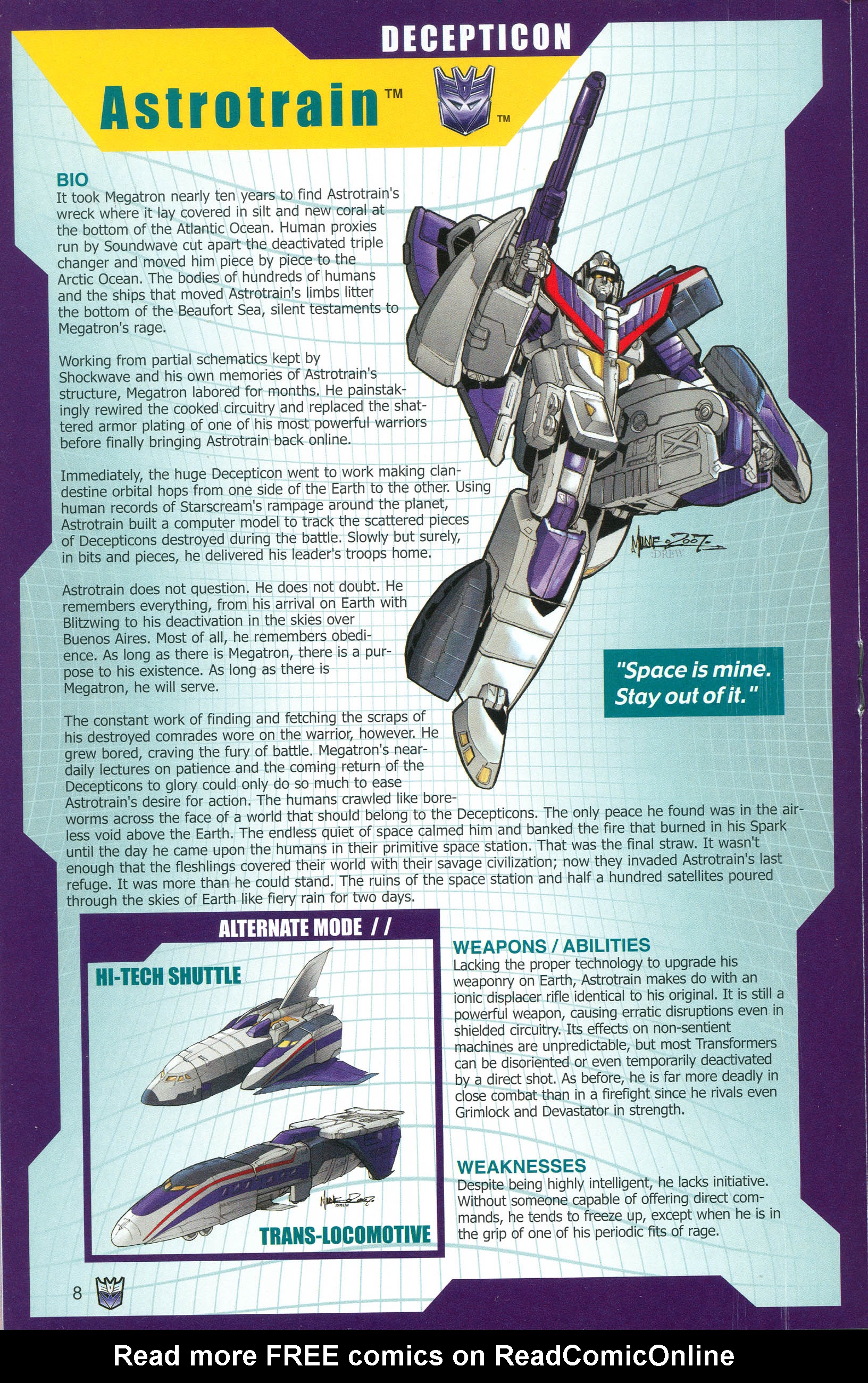Read online Transformers: Collectors' Club comic -  Issue #14 - 8