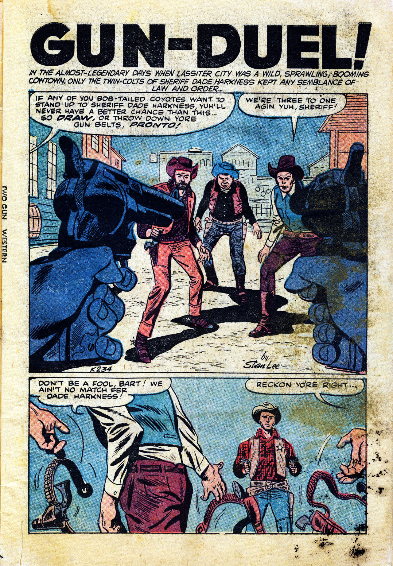 Read online Two Gun Western comic -  Issue #6 - 3