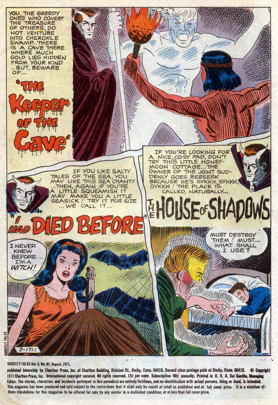 Read online Ghostly Tales comic -  Issue #87 - 2