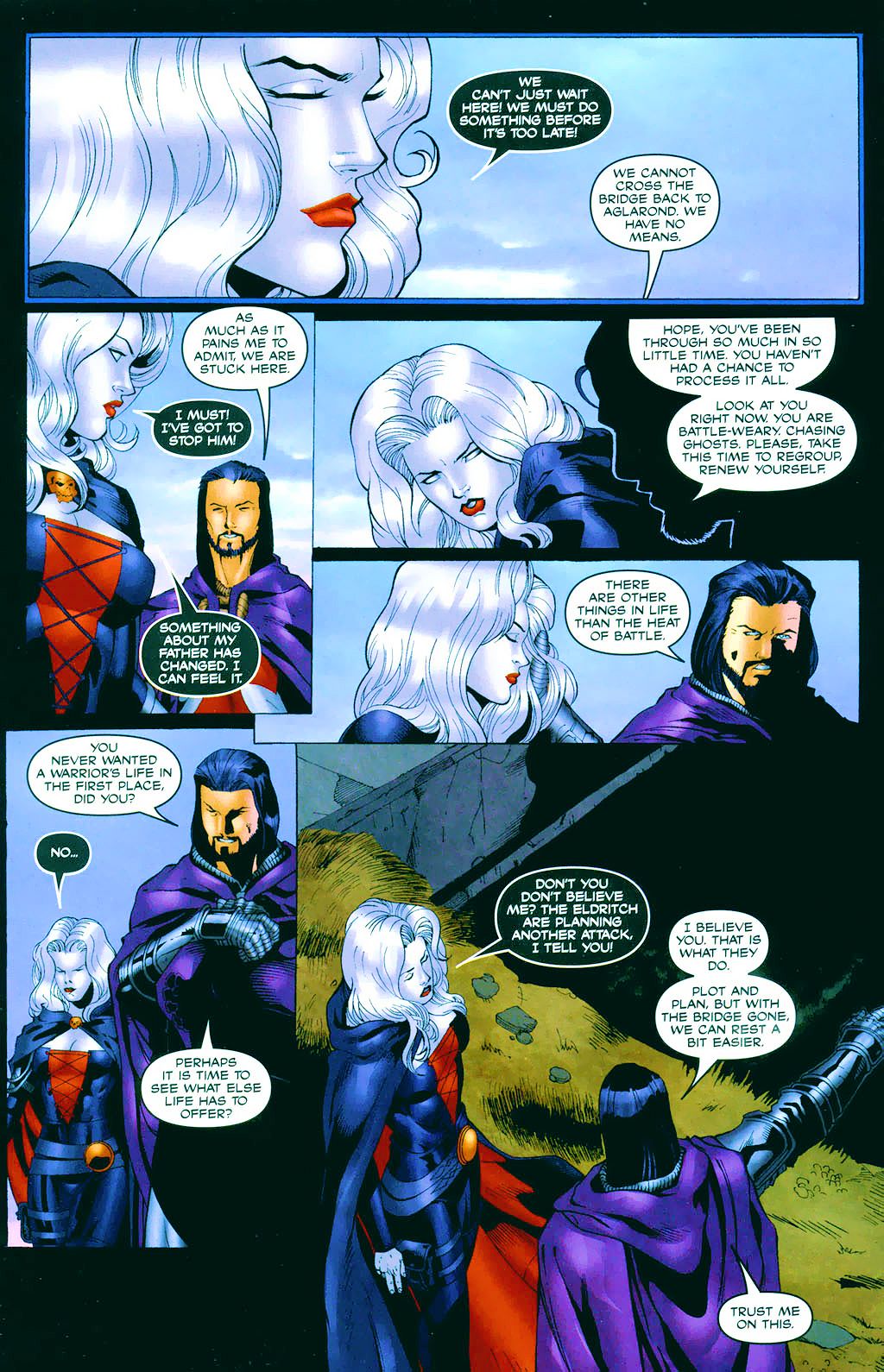Read online Brian Pulido's Medieval Lady Death:  War of the Winds comic -  Issue #1 - 8