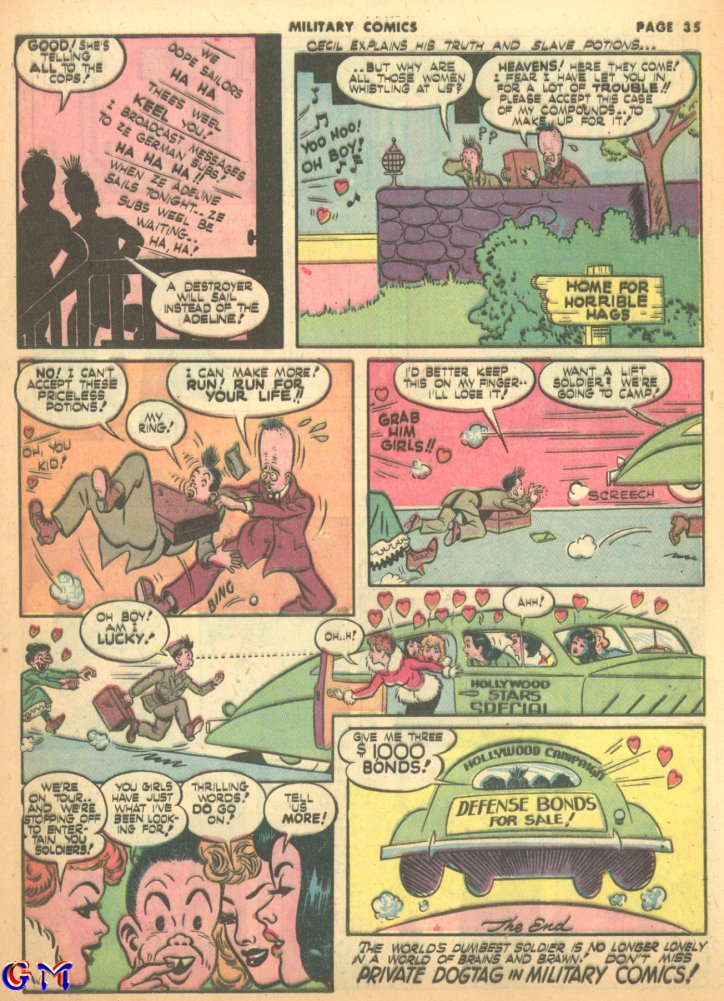 Read online Military Comics comic -  Issue #17 - 37