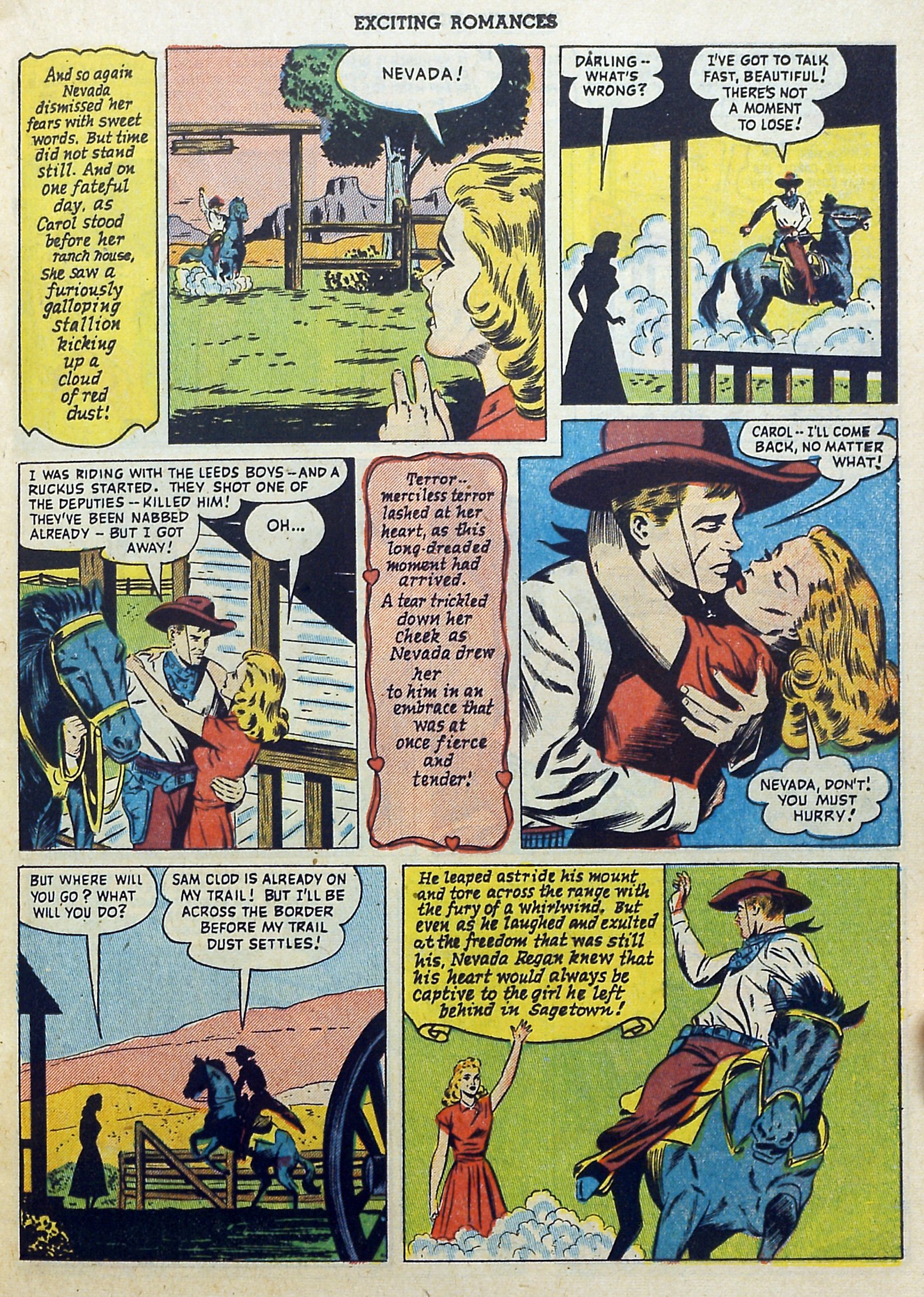 Read online Exciting Romances comic -  Issue #11 - 13