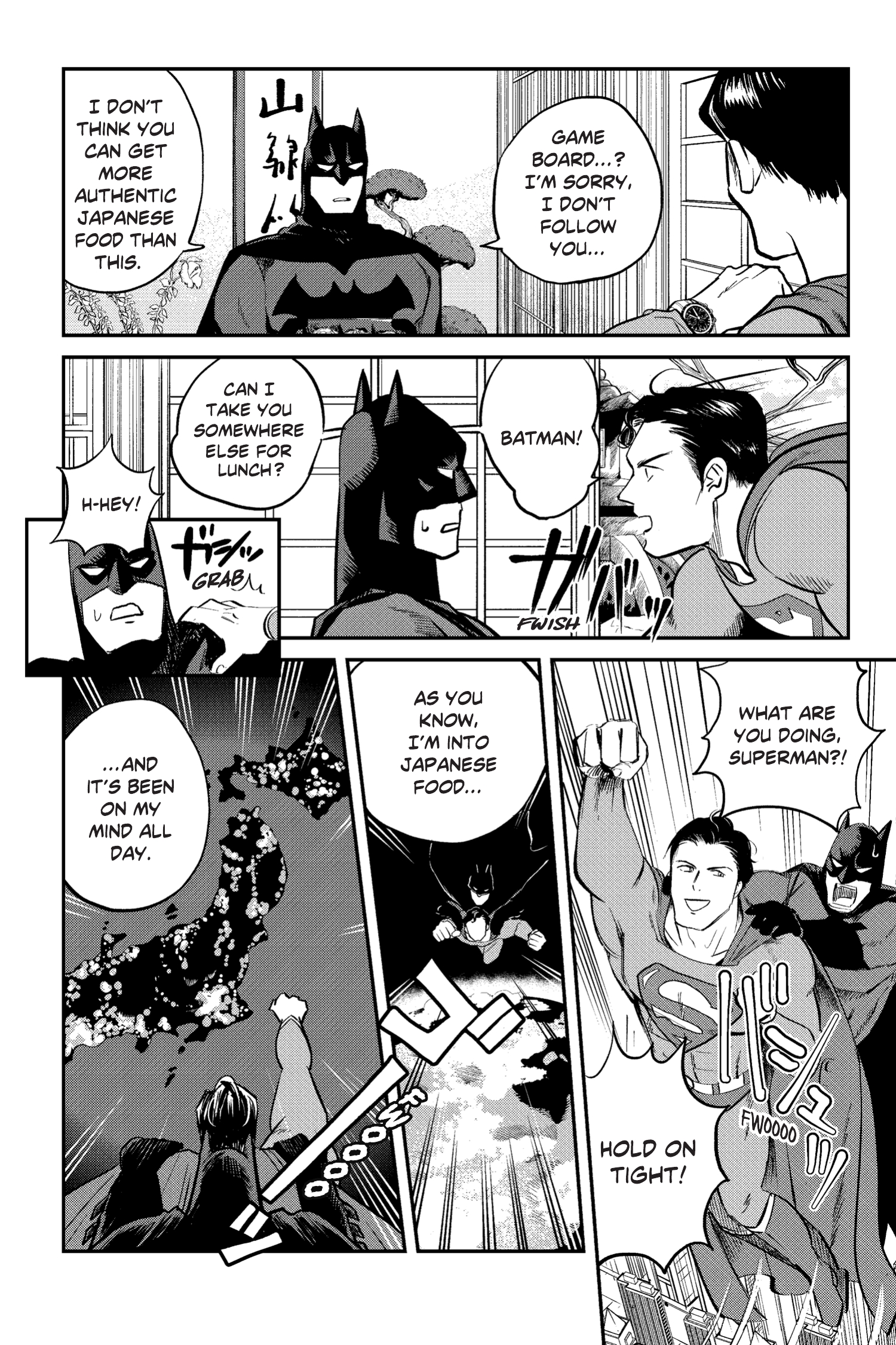 Read online Superman vs. Meshi comic -  Issue #4 - 6