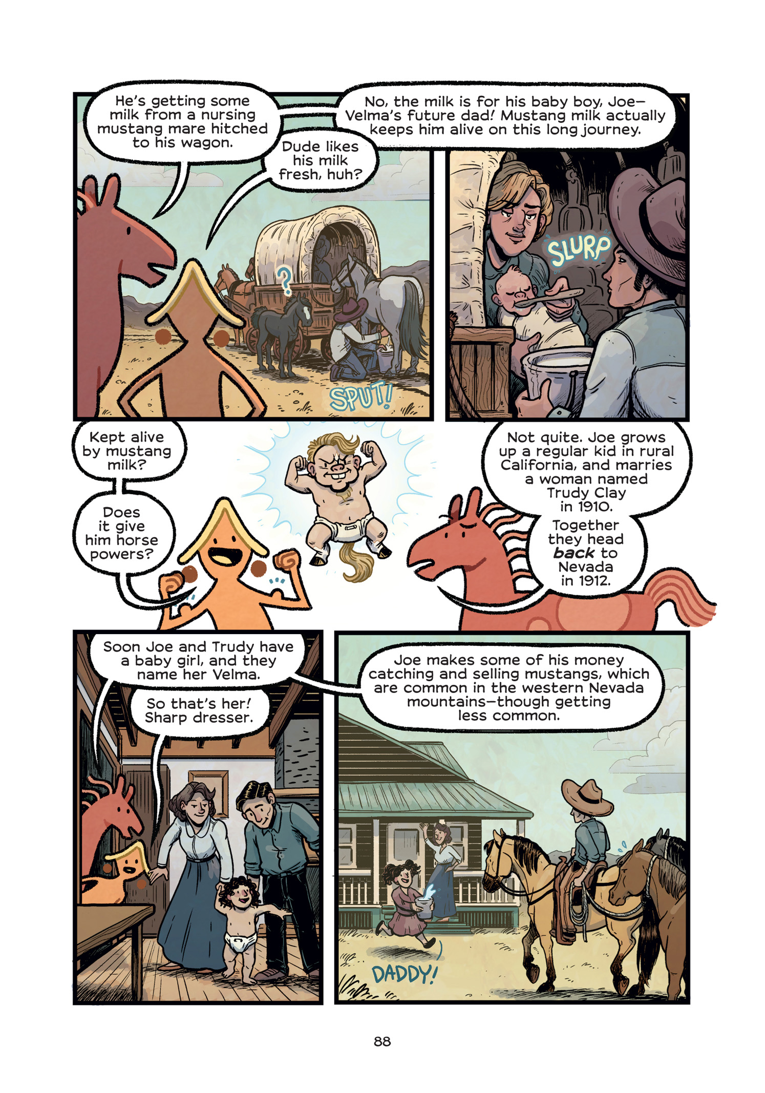 Read online History Comics comic -  Issue # The Wild Mustang - Horses of the American West - 83