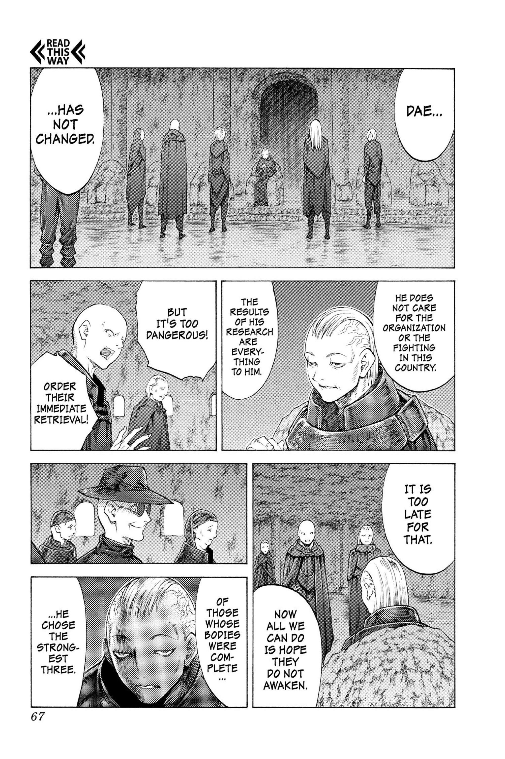 Read online Claymore comic -  Issue #21 - 62