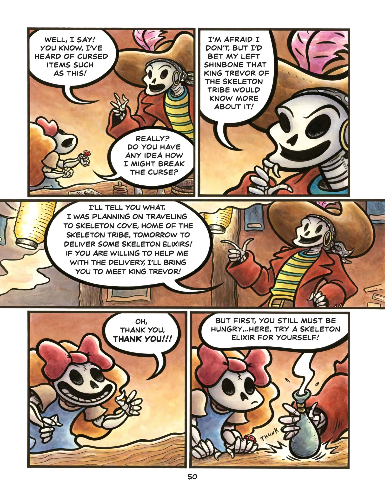 Read online Prunella and the Cursed Skull Ring comic -  Issue # TPB (Part 1) - 52