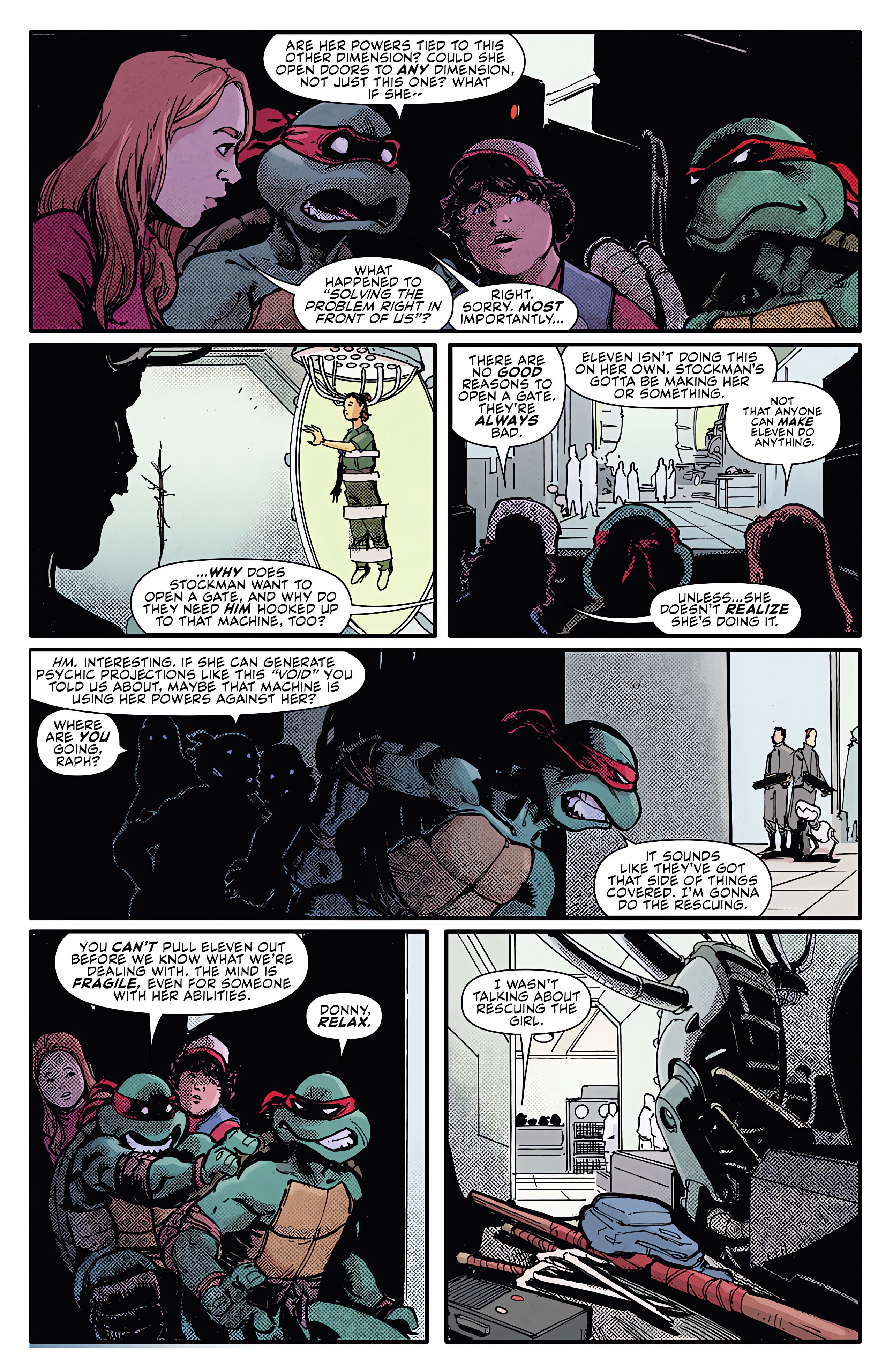 Read online Teenage Mutant Ninja Turtles x Stranger Things comic -  Issue #2 - 15