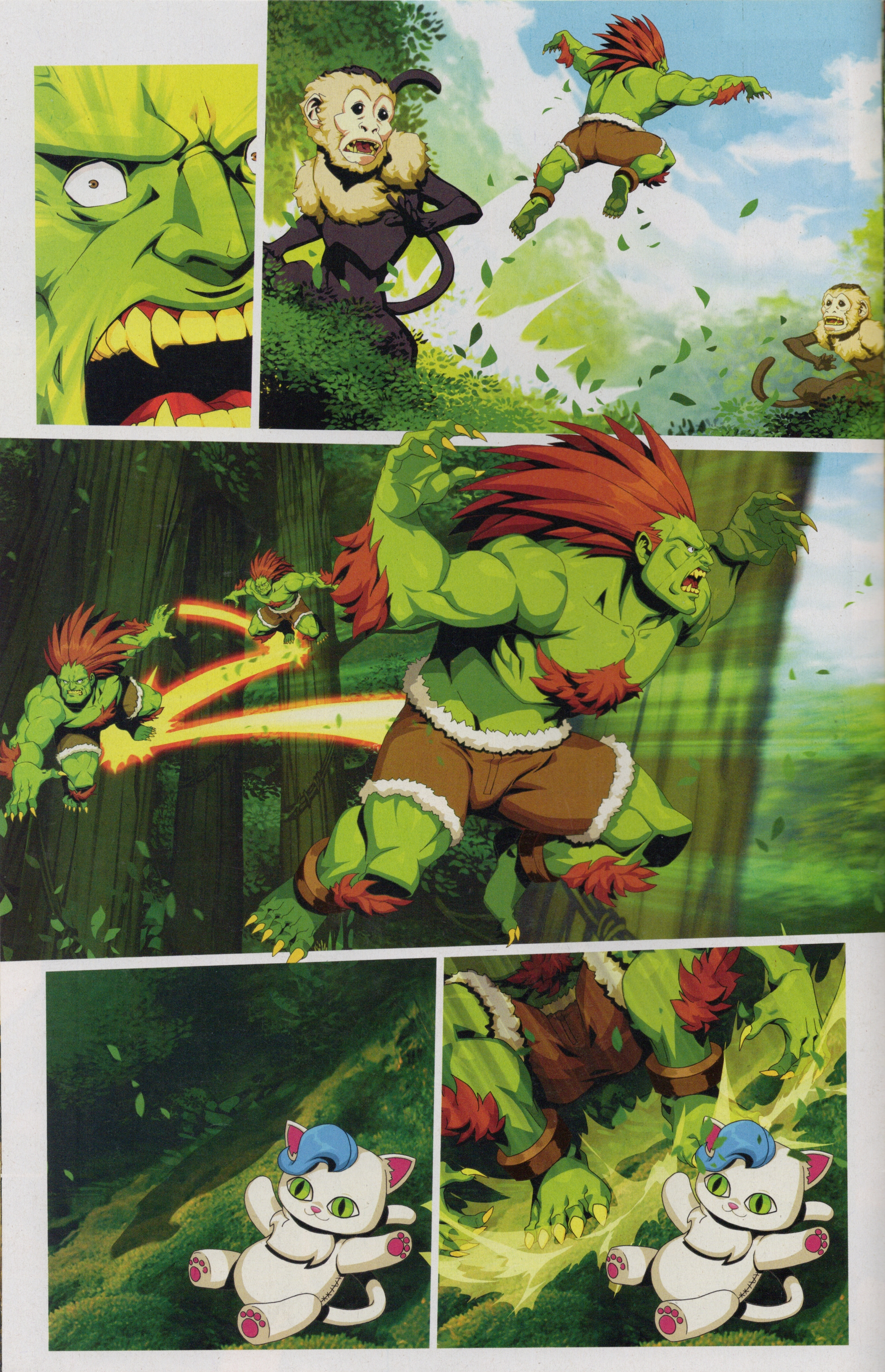 Read online Free Comic Book Day 2022 comic -  Issue # Udon Street Fighter Masters Blanka - 8