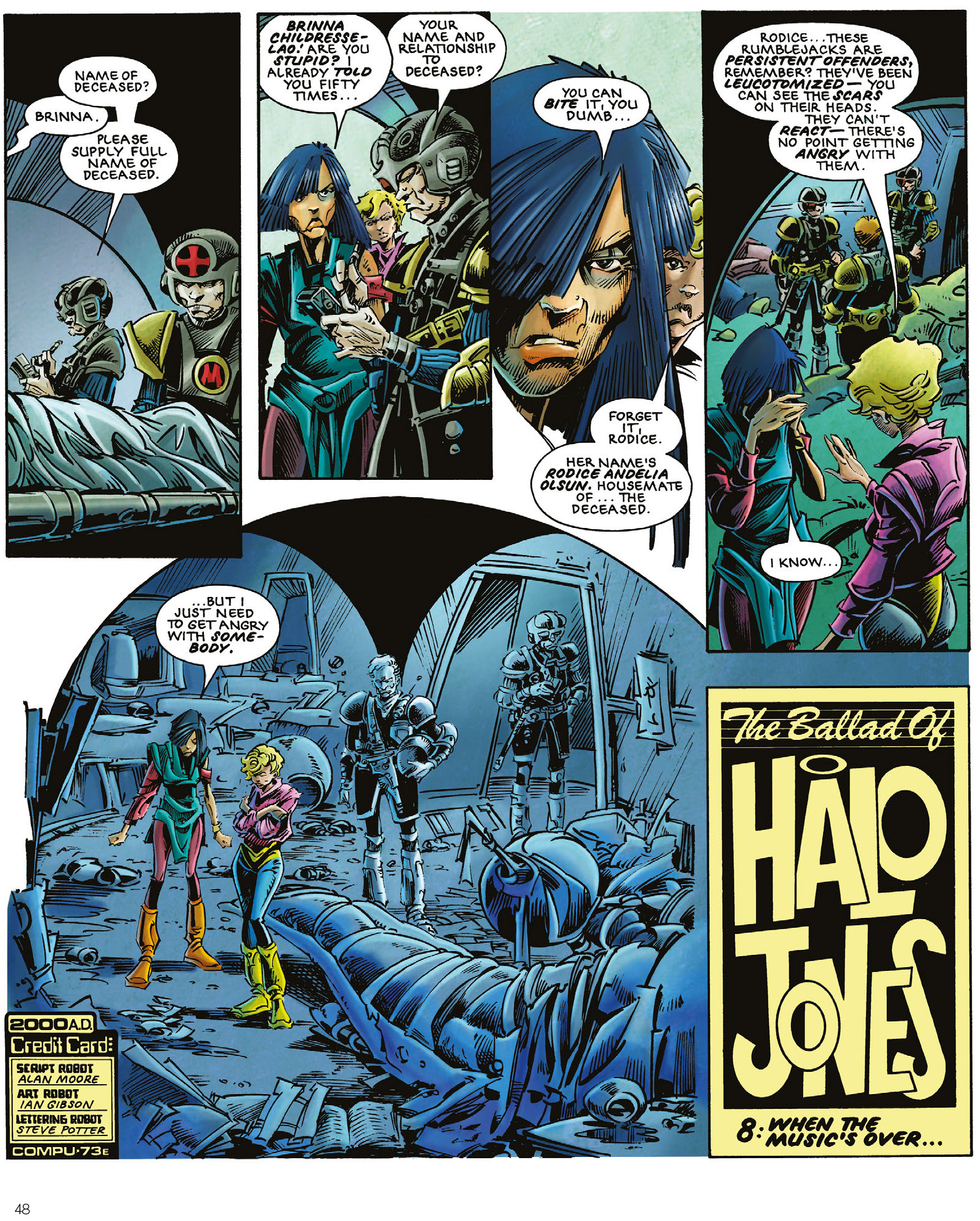 Read online The Ballad of Halo Jones: Full Colour Omnibus Edition comic -  Issue # TPB (Part 1) - 50