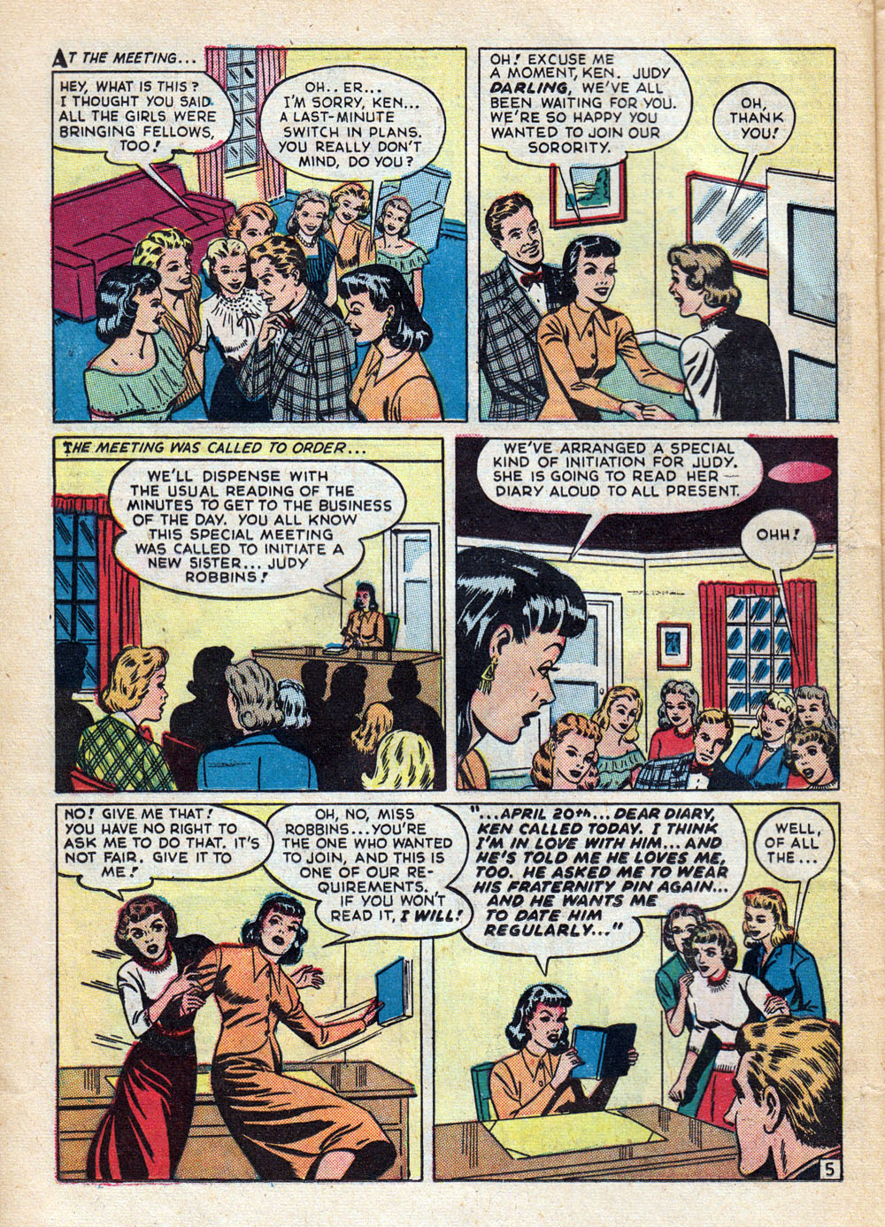 Read online Glamorous Romances comic -  Issue #42 - 22