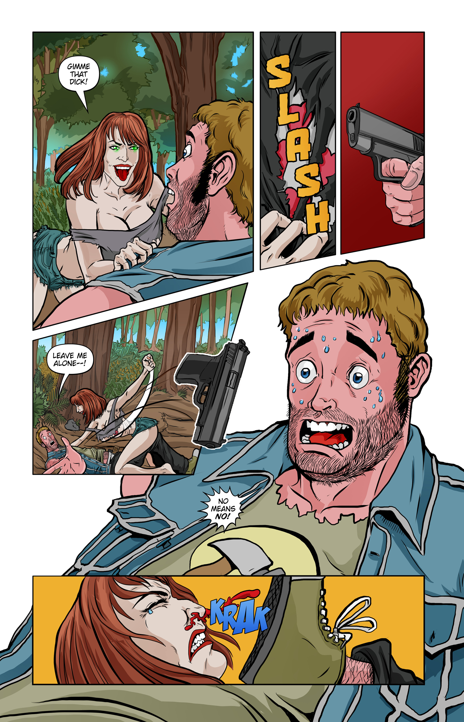 Read online Lesbian Zombies from Outer Space comic -  Issue #6 - 10