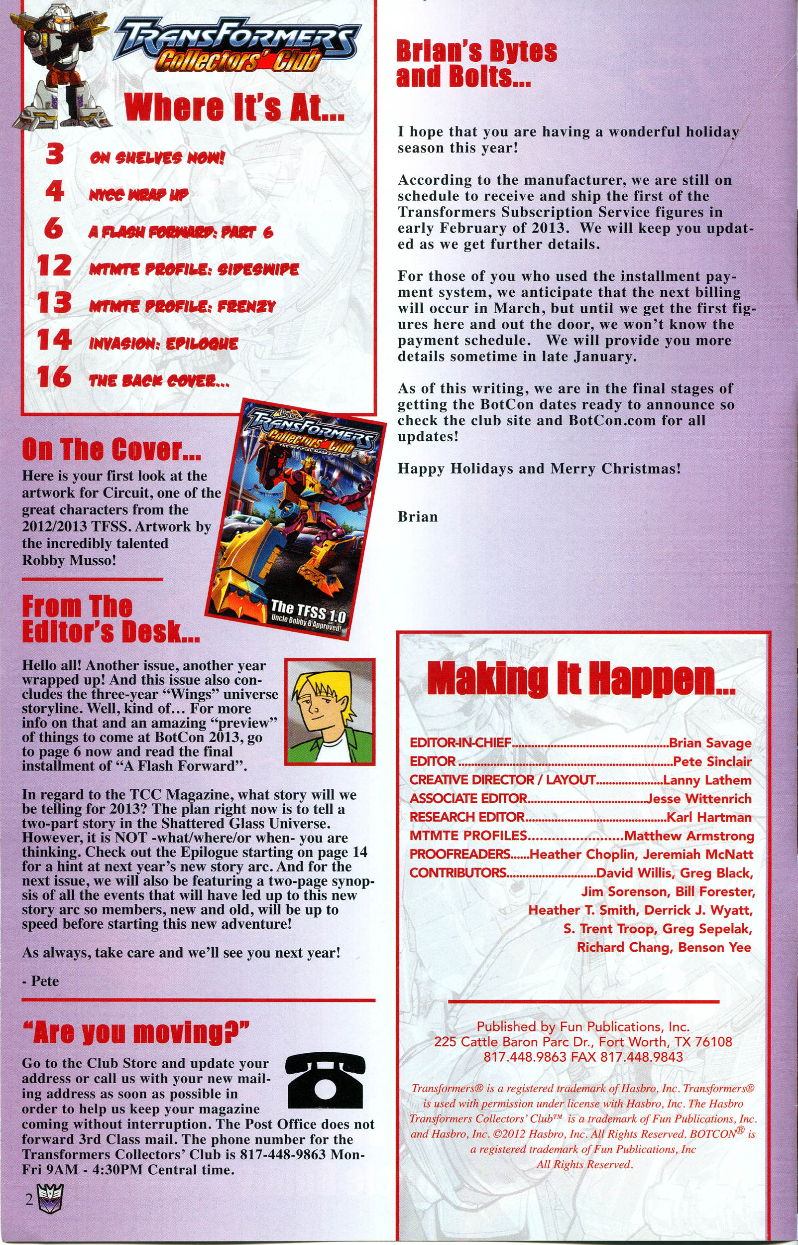 Read online Transformers: Collectors' Club comic -  Issue #48 - 2