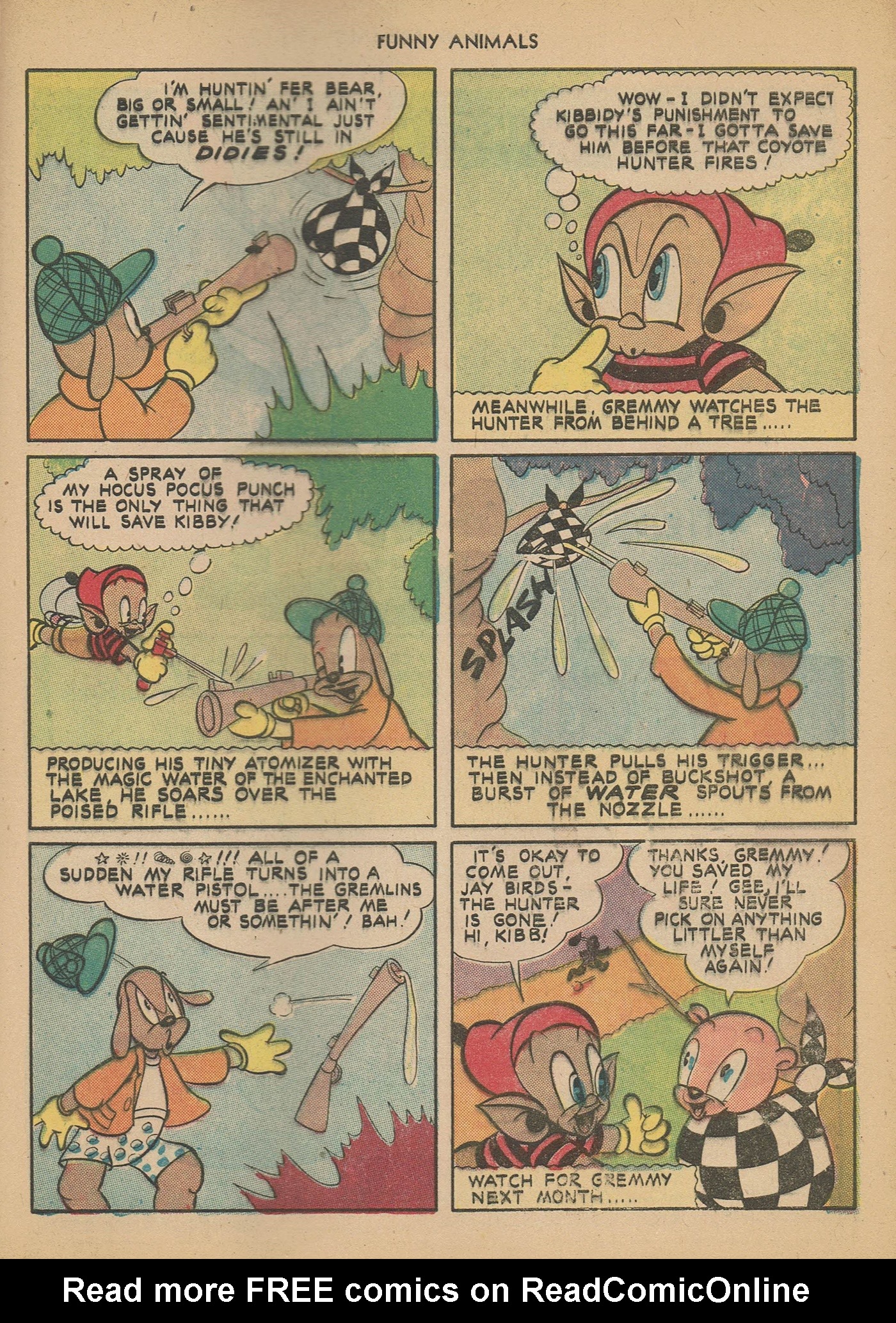 Read online Fawcett's Funny Animals comic -  Issue #14 - 49