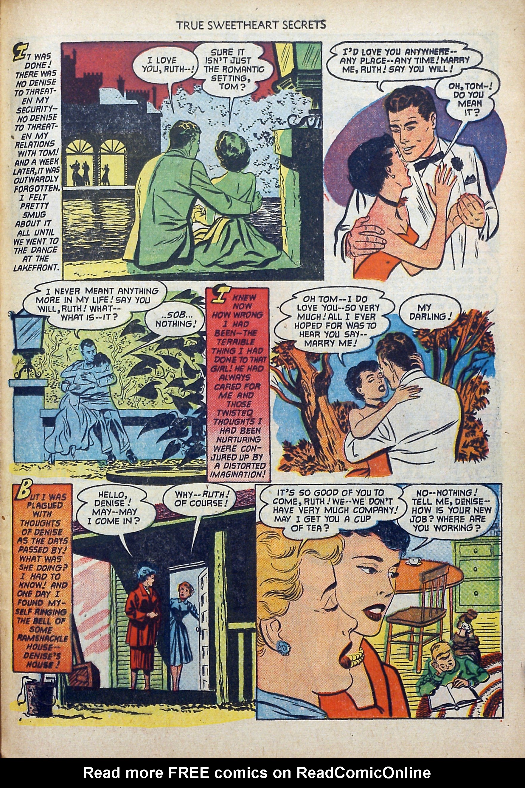 Read online True Sweetheart Secrets comic -  Issue #8 - 21