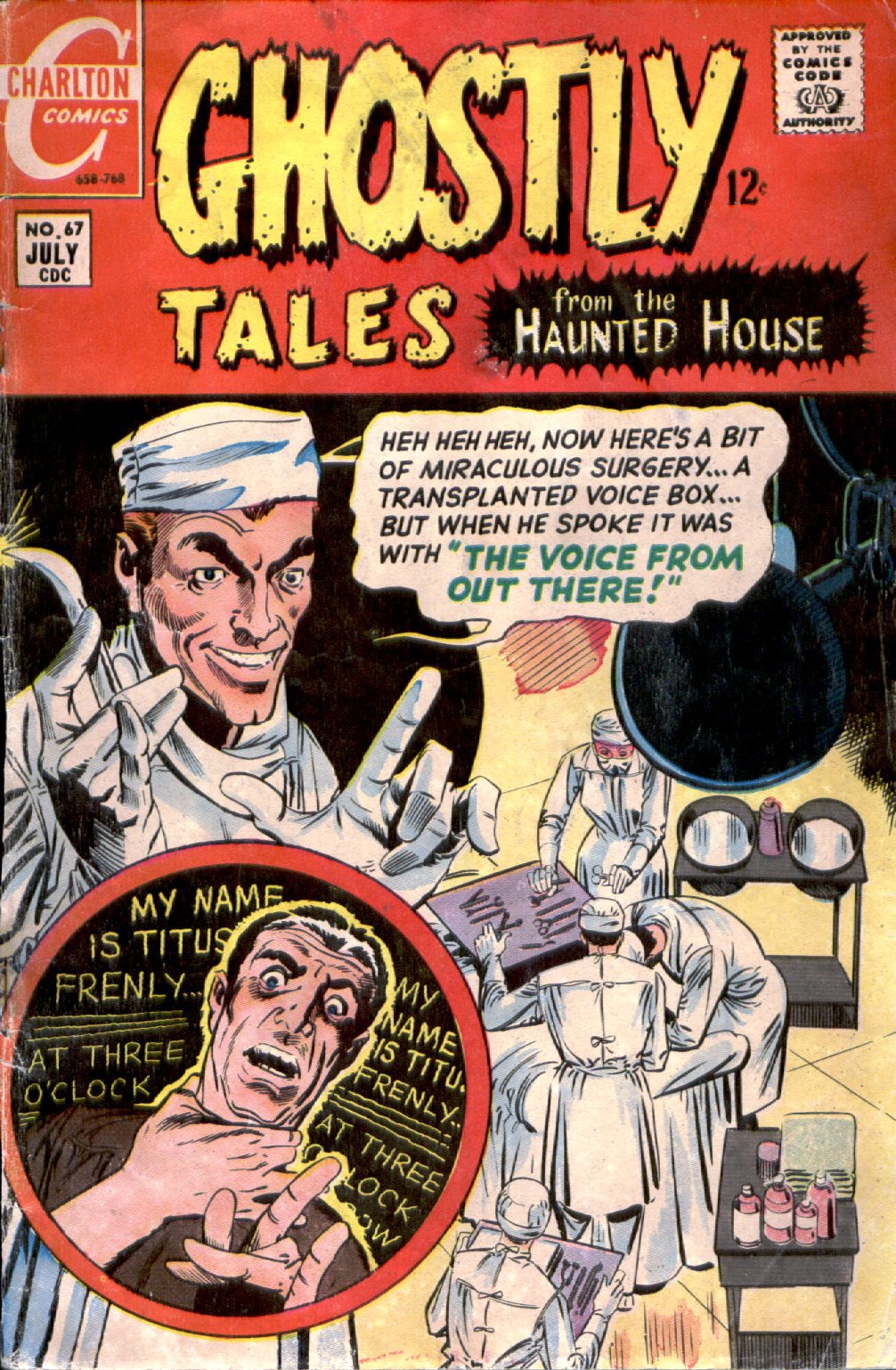 Read online Ghostly Tales comic -  Issue #67 - 1