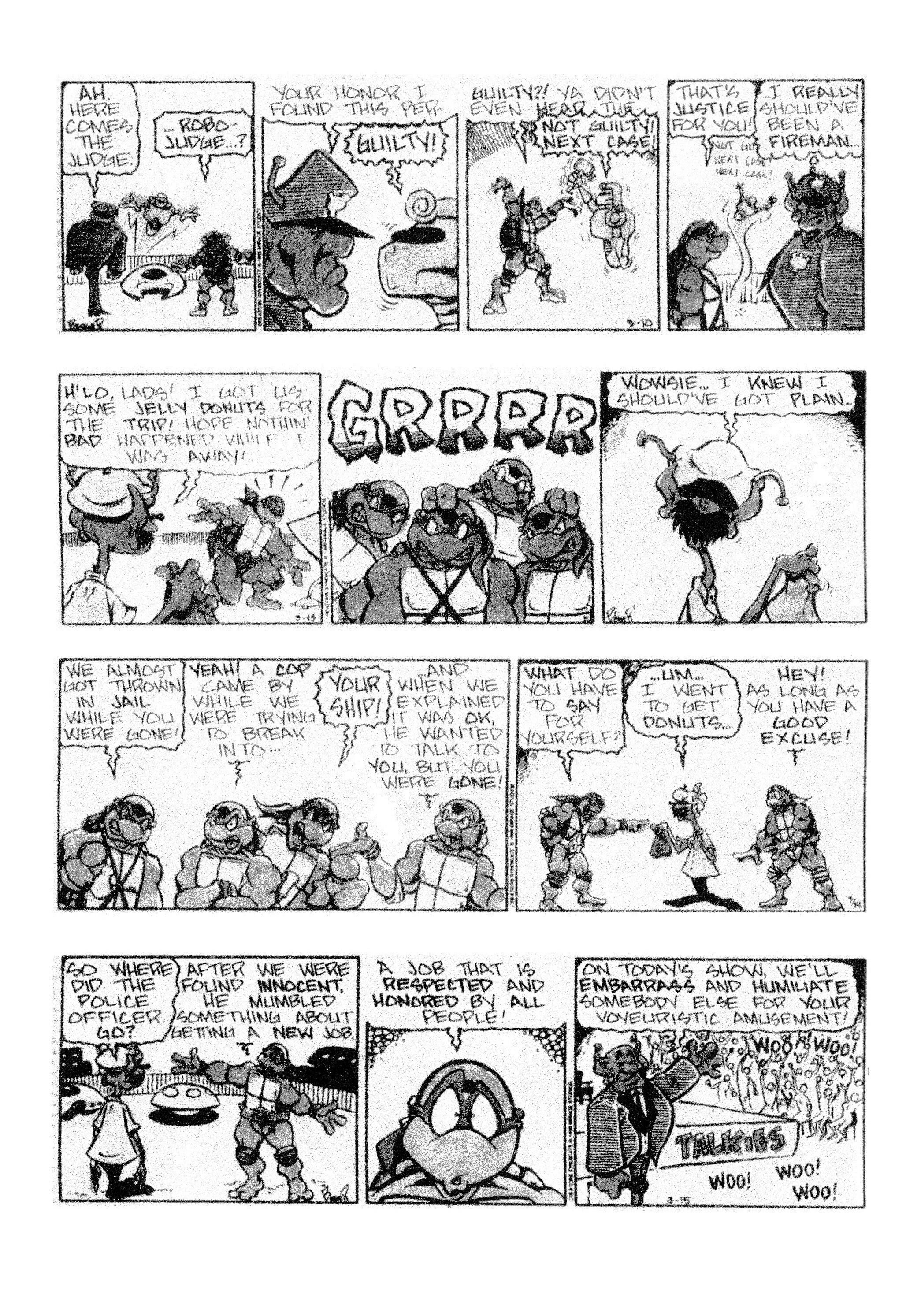 Read online Teenage Mutant Ninja Turtles: Complete Newspaper Daily Comic Strip Collection comic -  Issue # TPB 3 (Part 1) - 82