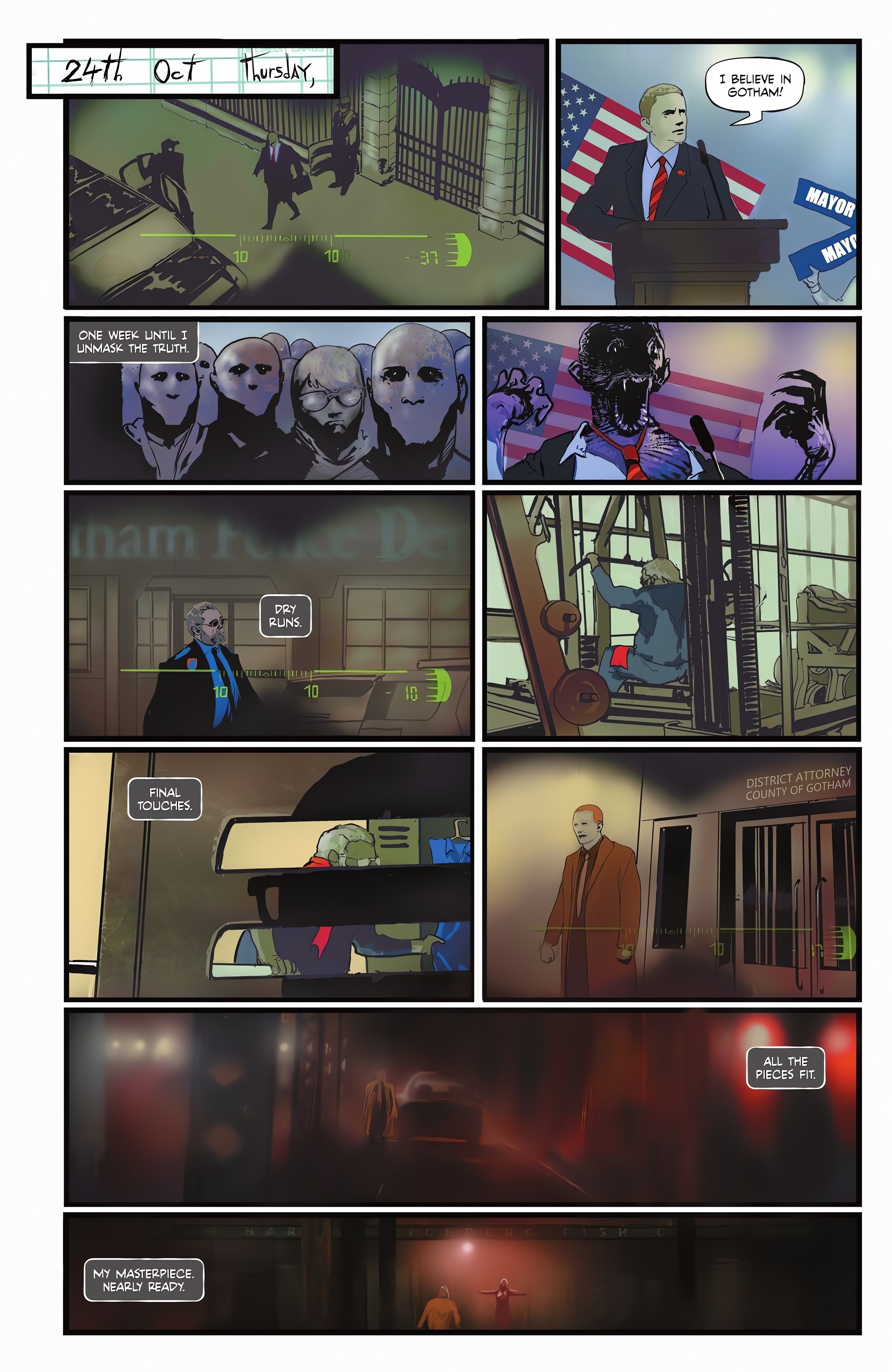 Read online The Riddler: Year One comic -  Issue #6 - 10