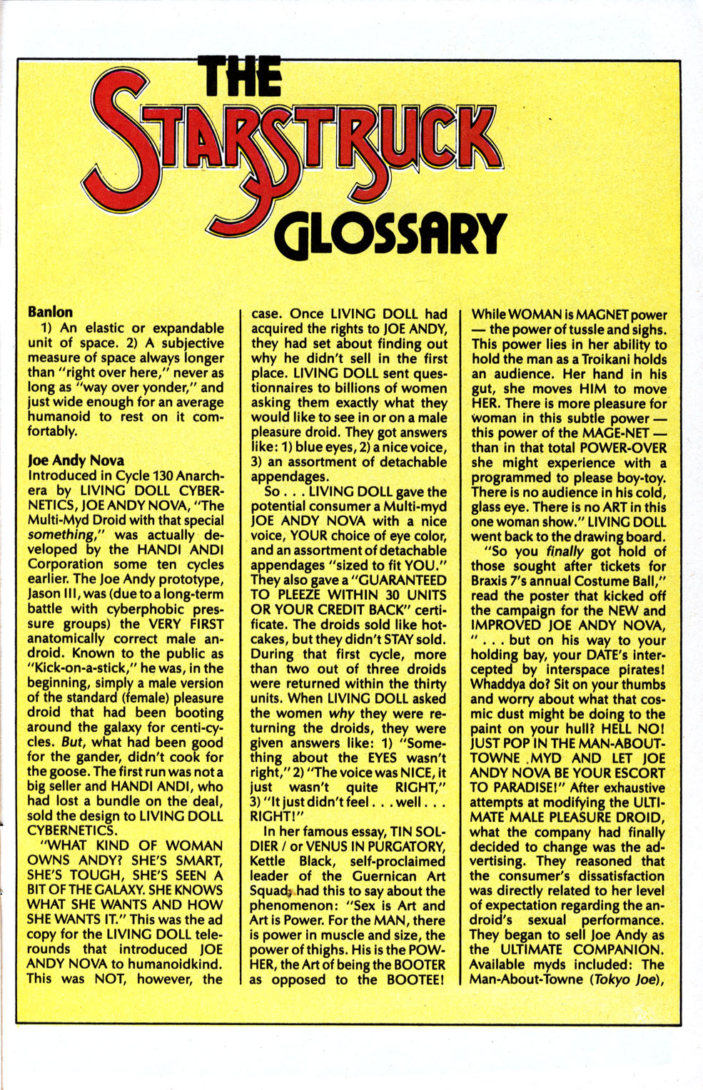 Read online Starstruck (1985) comic -  Issue #4 - 33