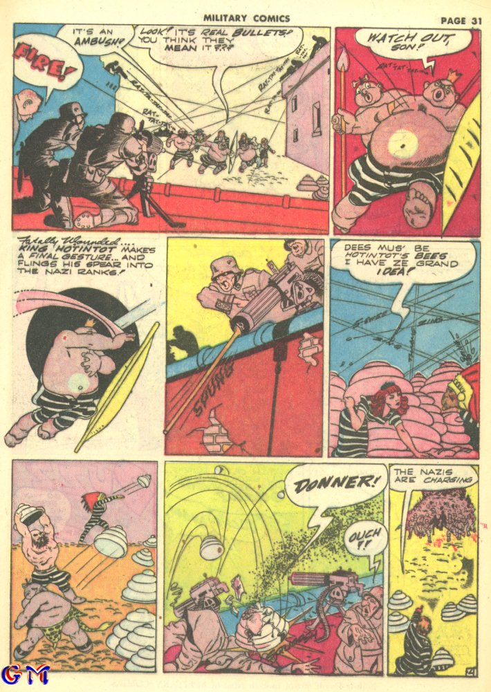Read online Military Comics comic -  Issue #10 - 33