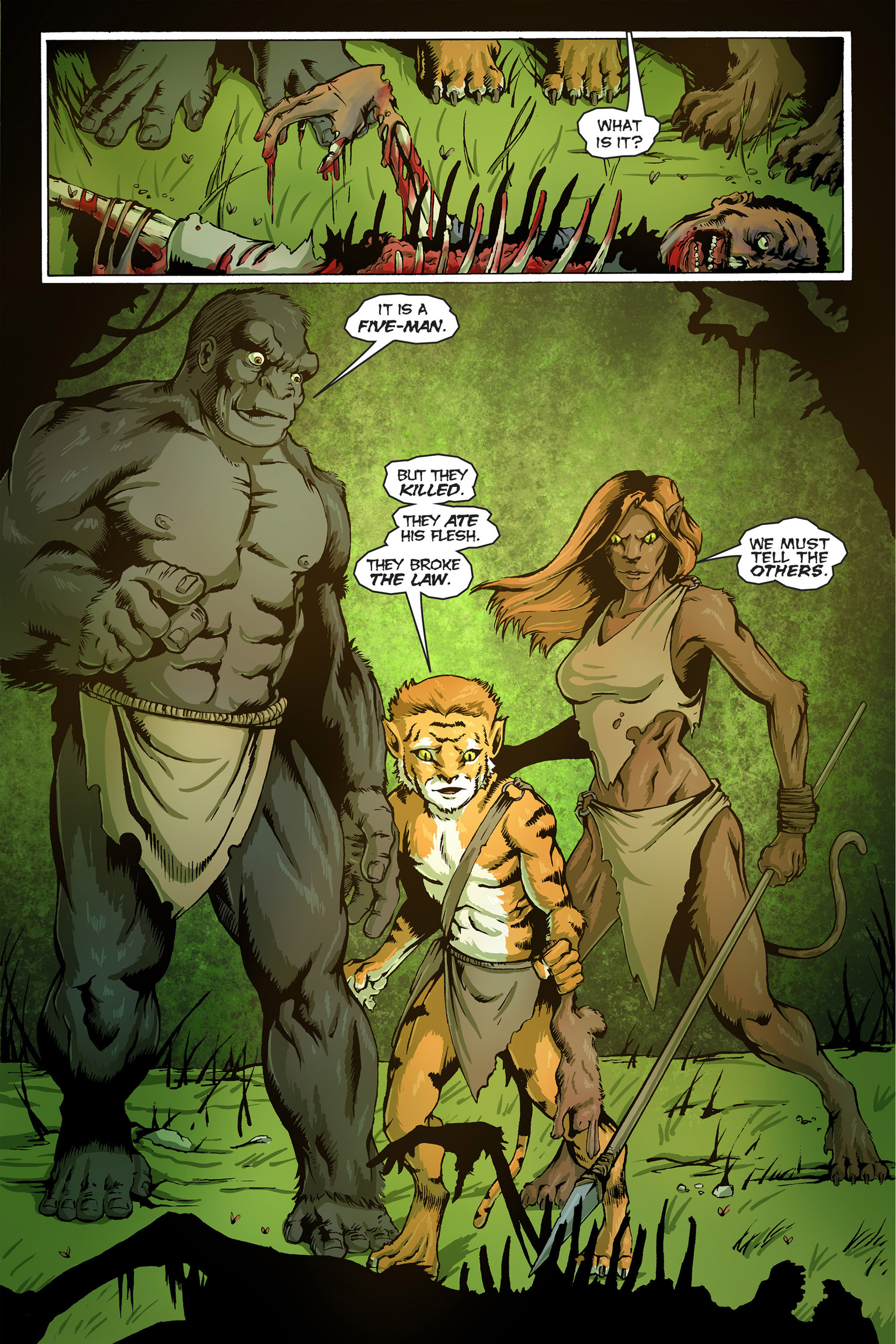 Read online The Army of Dr. Moreau comic -  Issue #2 - 11