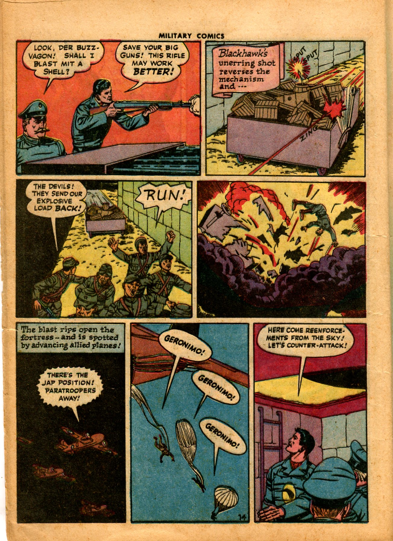 Read online Military Comics comic -  Issue #41 - 16