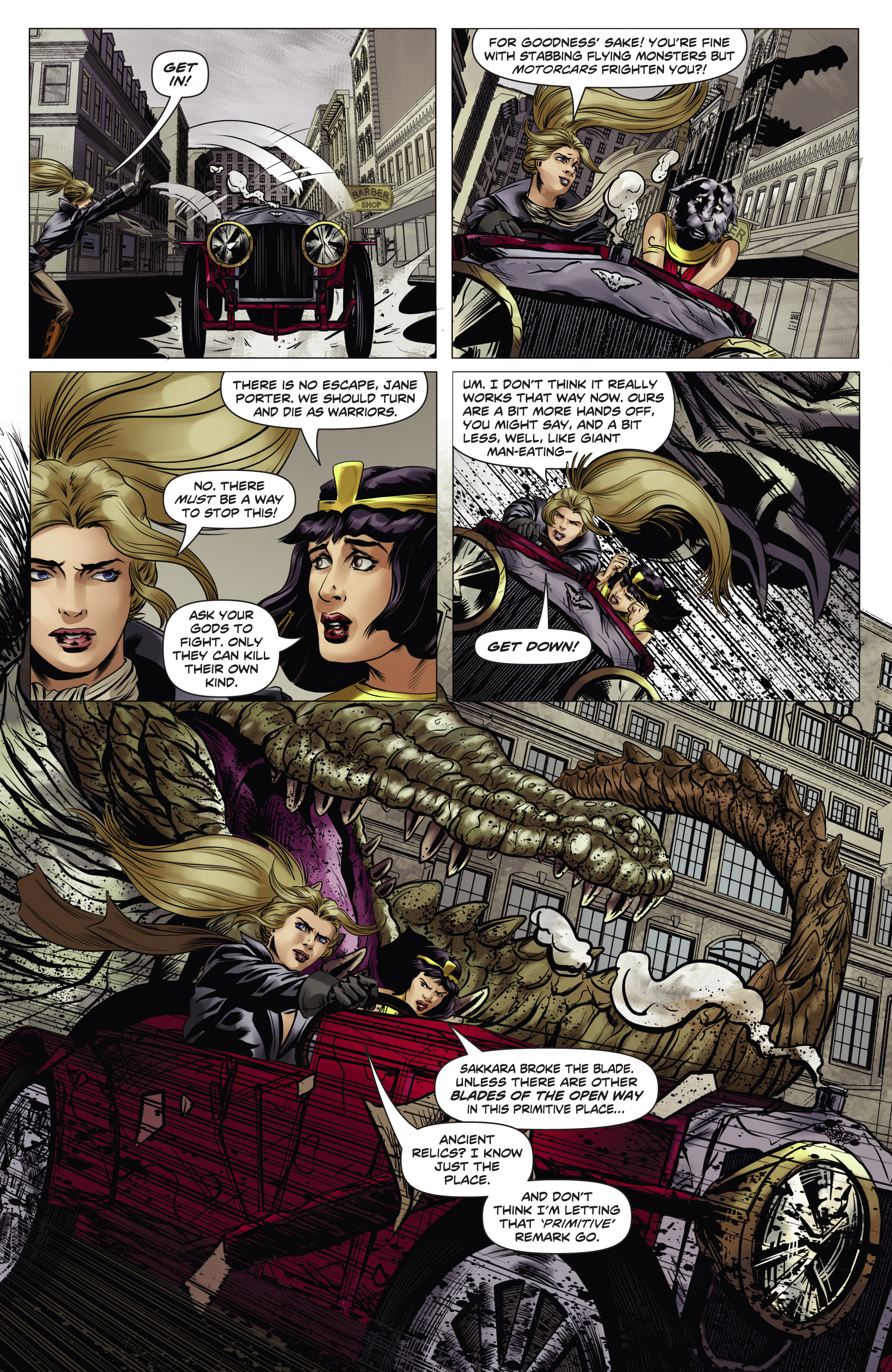 Read online Swords of Sorrow: Pantha & Jane Porter Special comic -  Issue # Full - 16