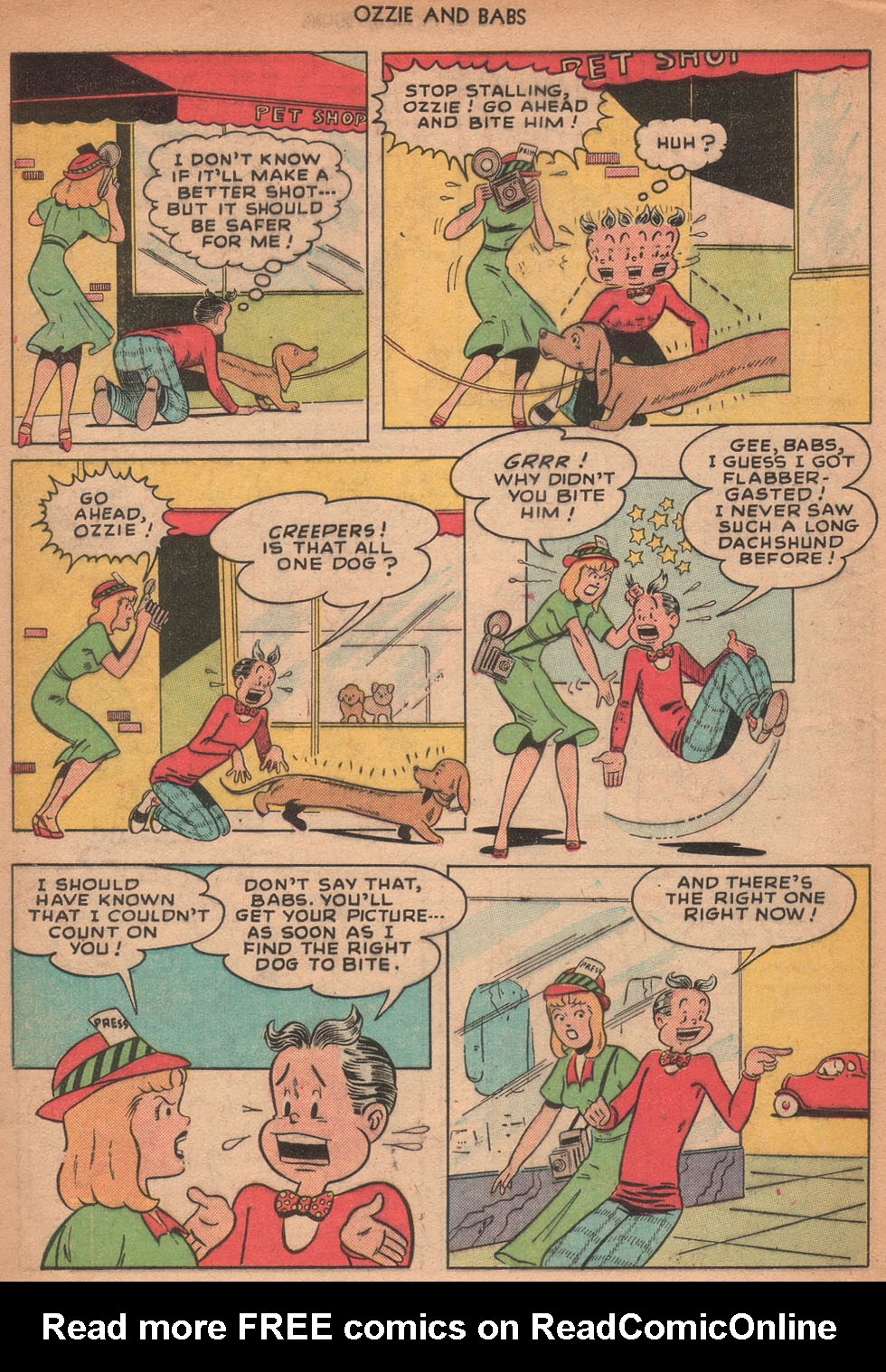 Read online Ozzie And Babs comic -  Issue #8 - 8