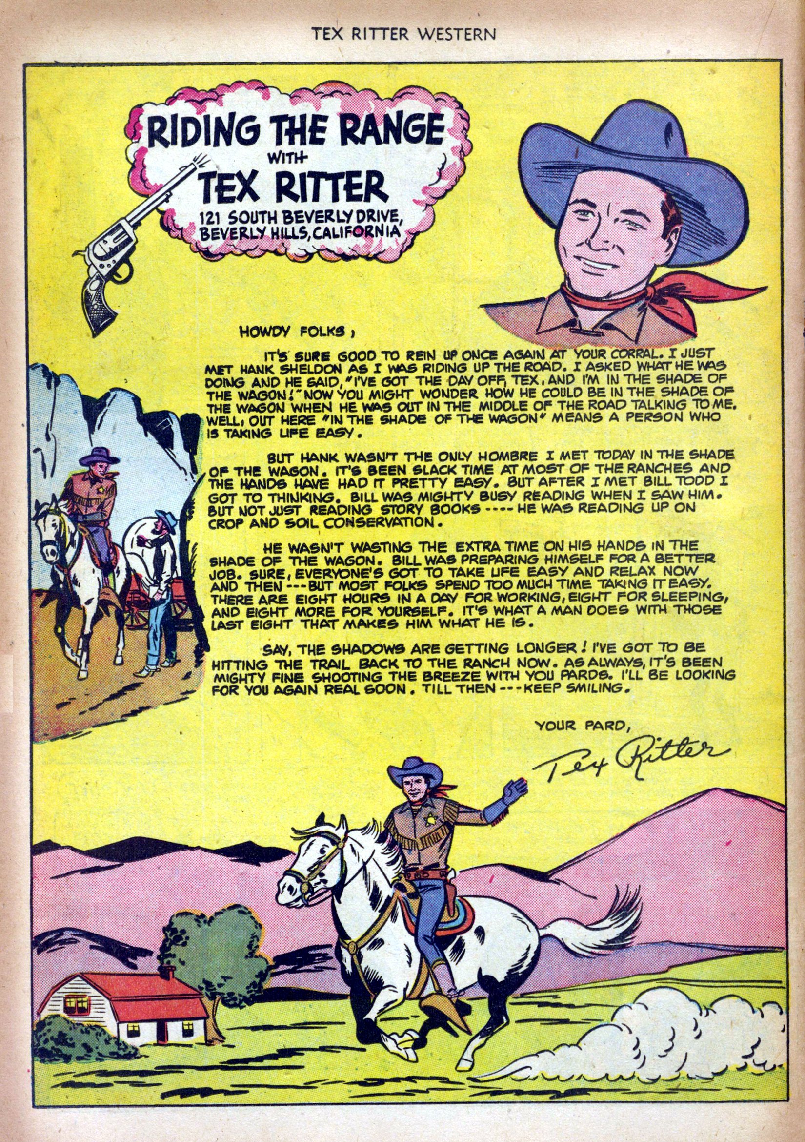 Read online Tex Ritter Western comic -  Issue #5 - 22