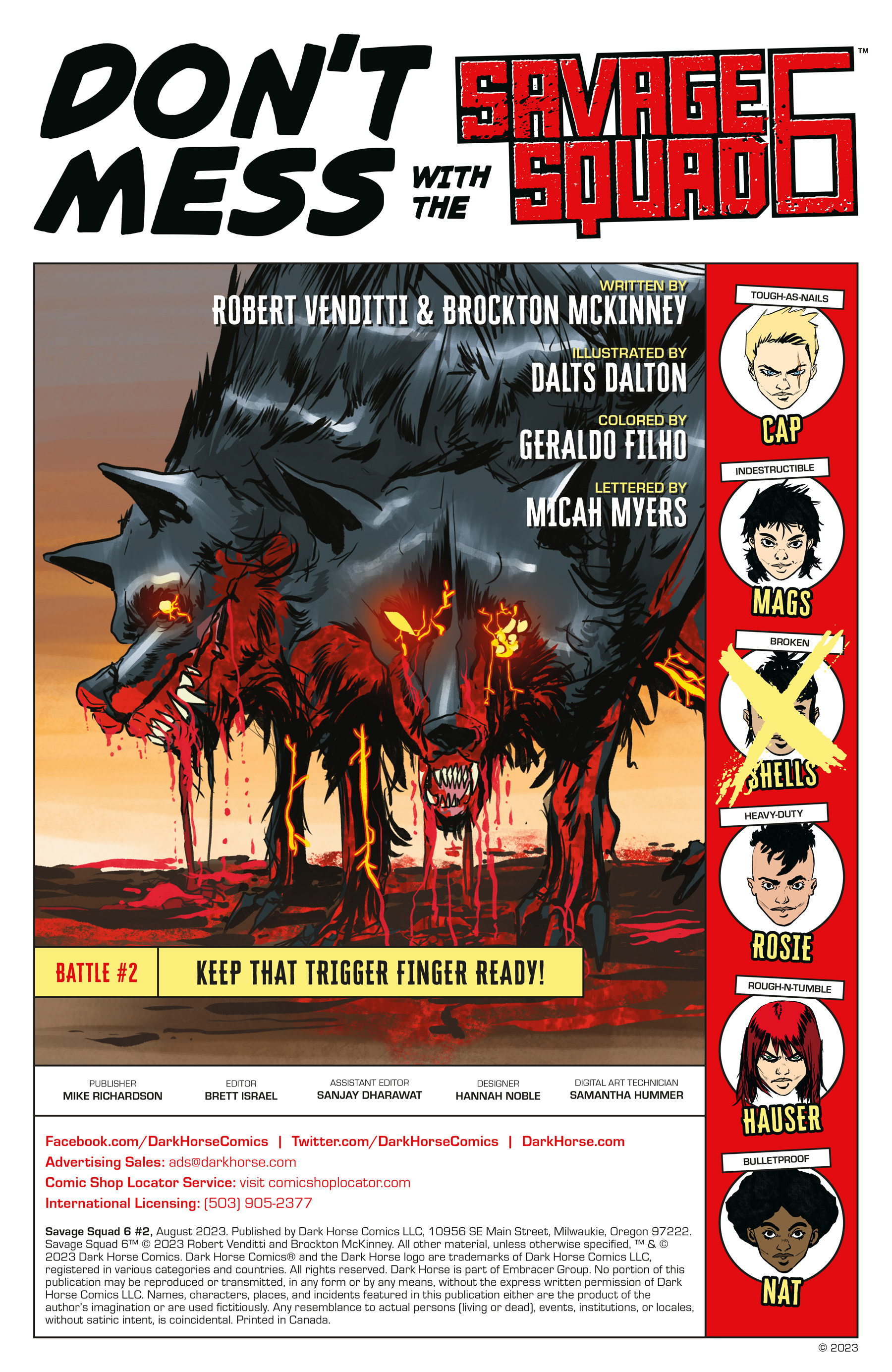 Read online Savage Squad 6 comic -  Issue #2 - 2