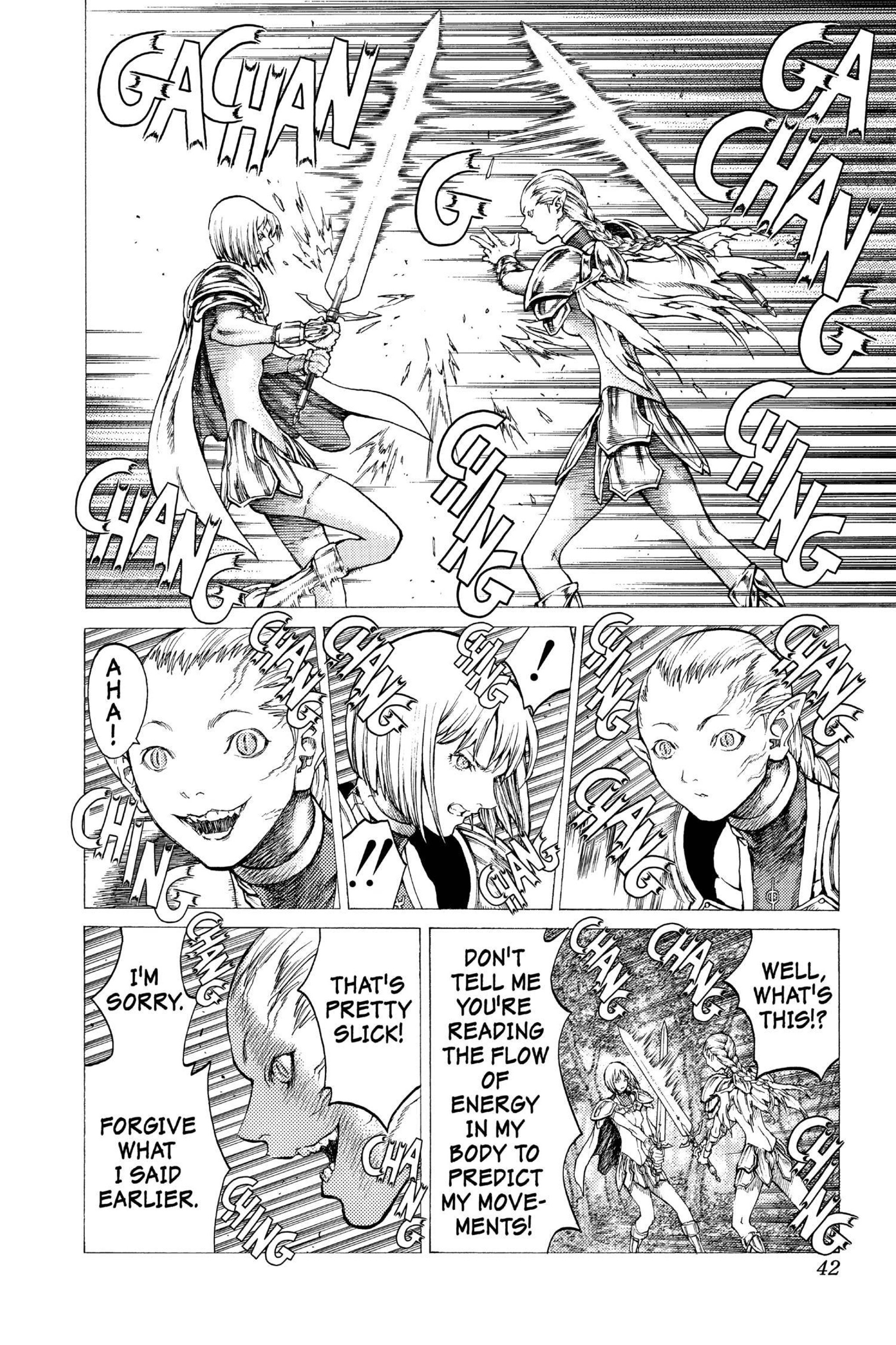 Read online Claymore comic -  Issue #7 - 38