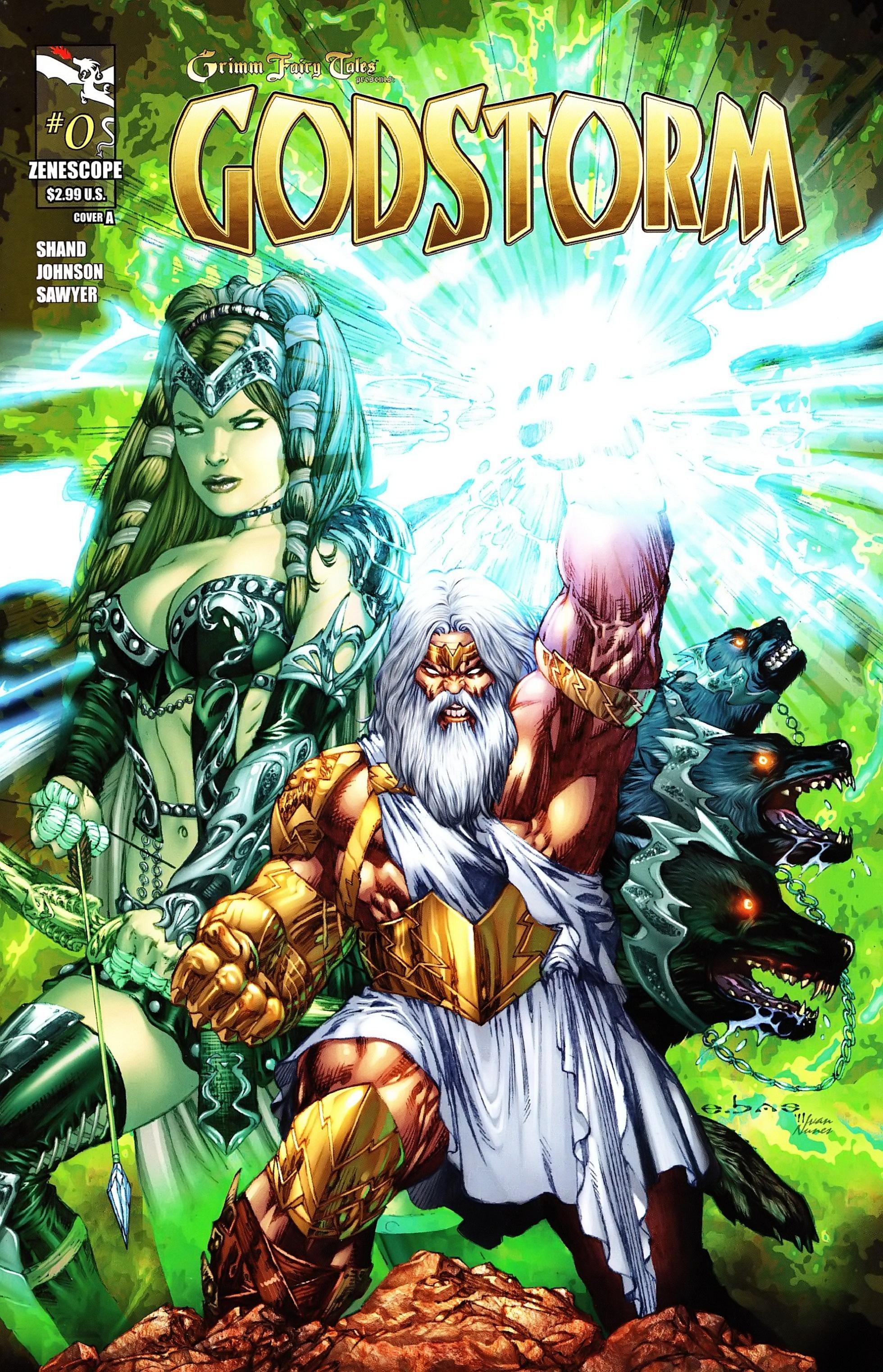 Read online Grimm Fairy Tales presents Godstorm comic -  Issue #0 - 2