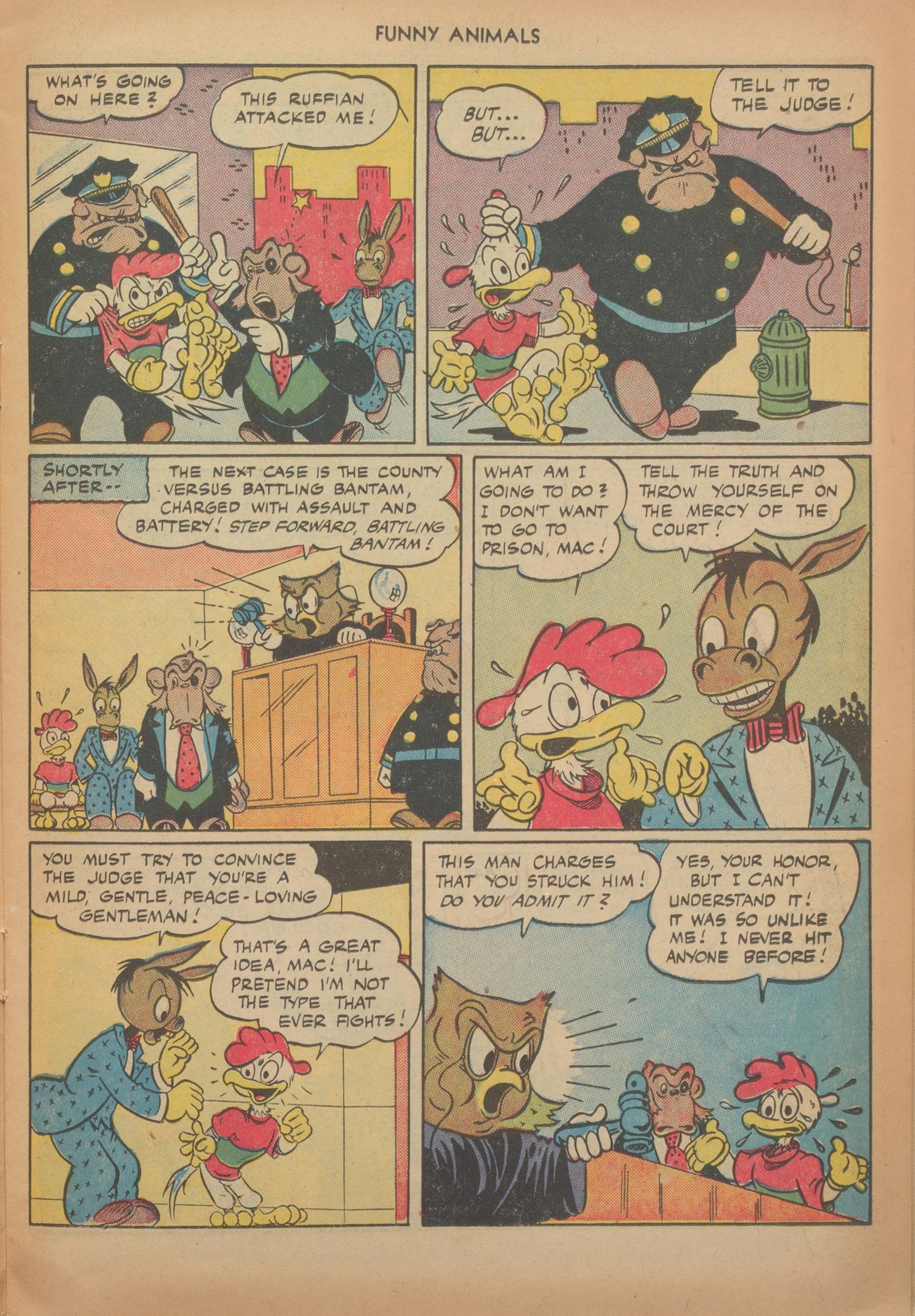 Read online Fawcett's Funny Animals comic -  Issue #51 - 15