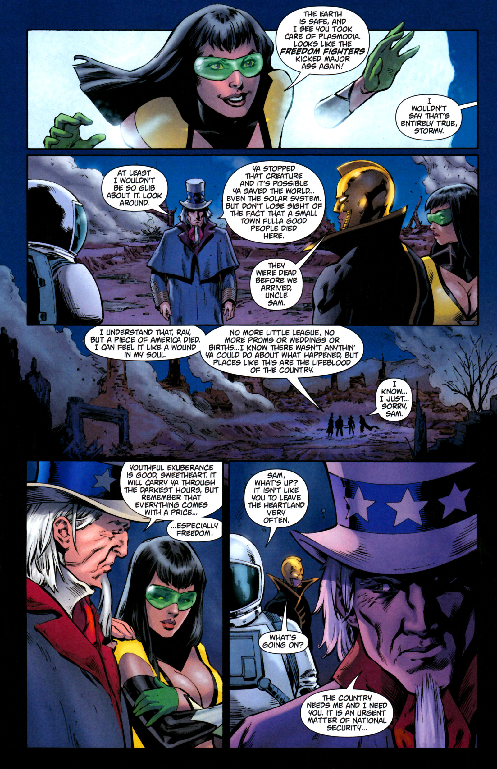 Read online Freedom Fighters (2010) comic -  Issue #1 - 16