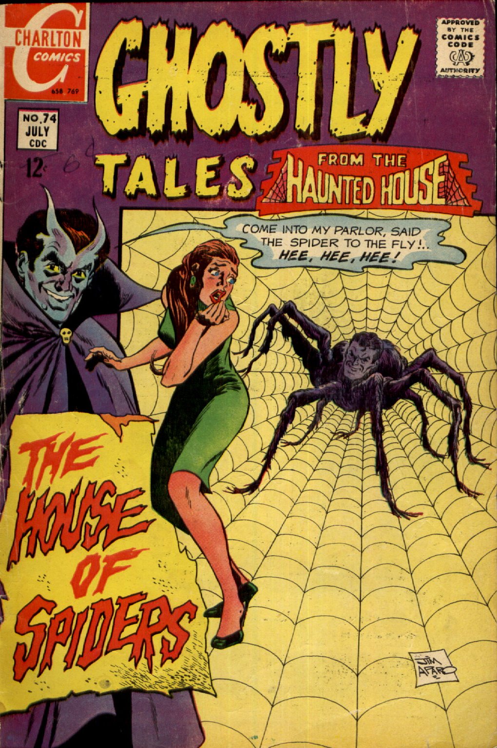 Read online Ghostly Tales comic -  Issue #74 - 1