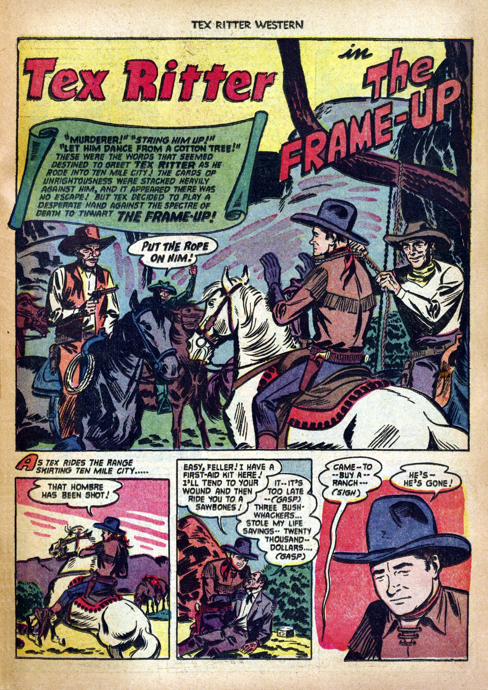 Read online Tex Ritter Western comic -  Issue #11 - 27