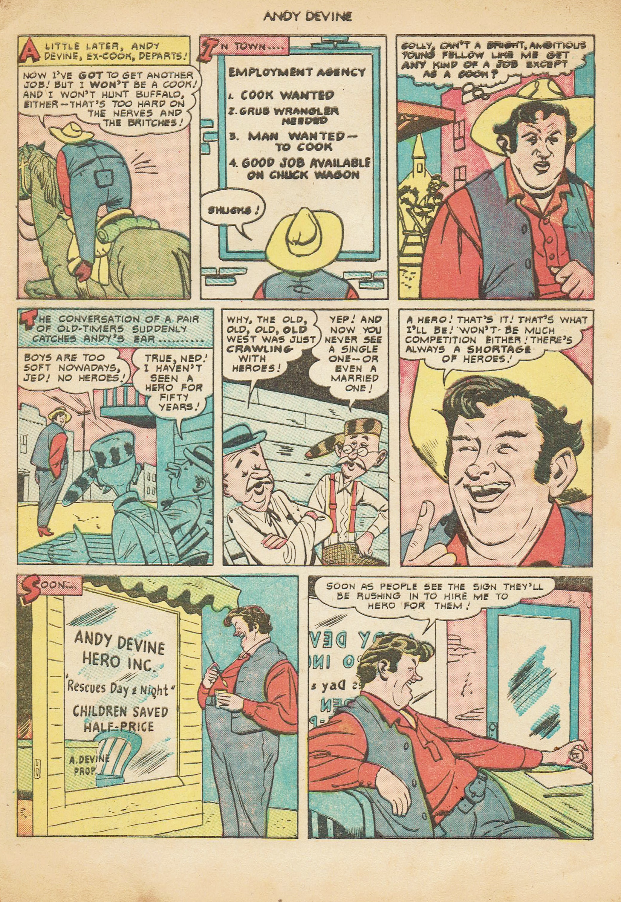 Read online Andy Devine Western comic -  Issue #2 - 5