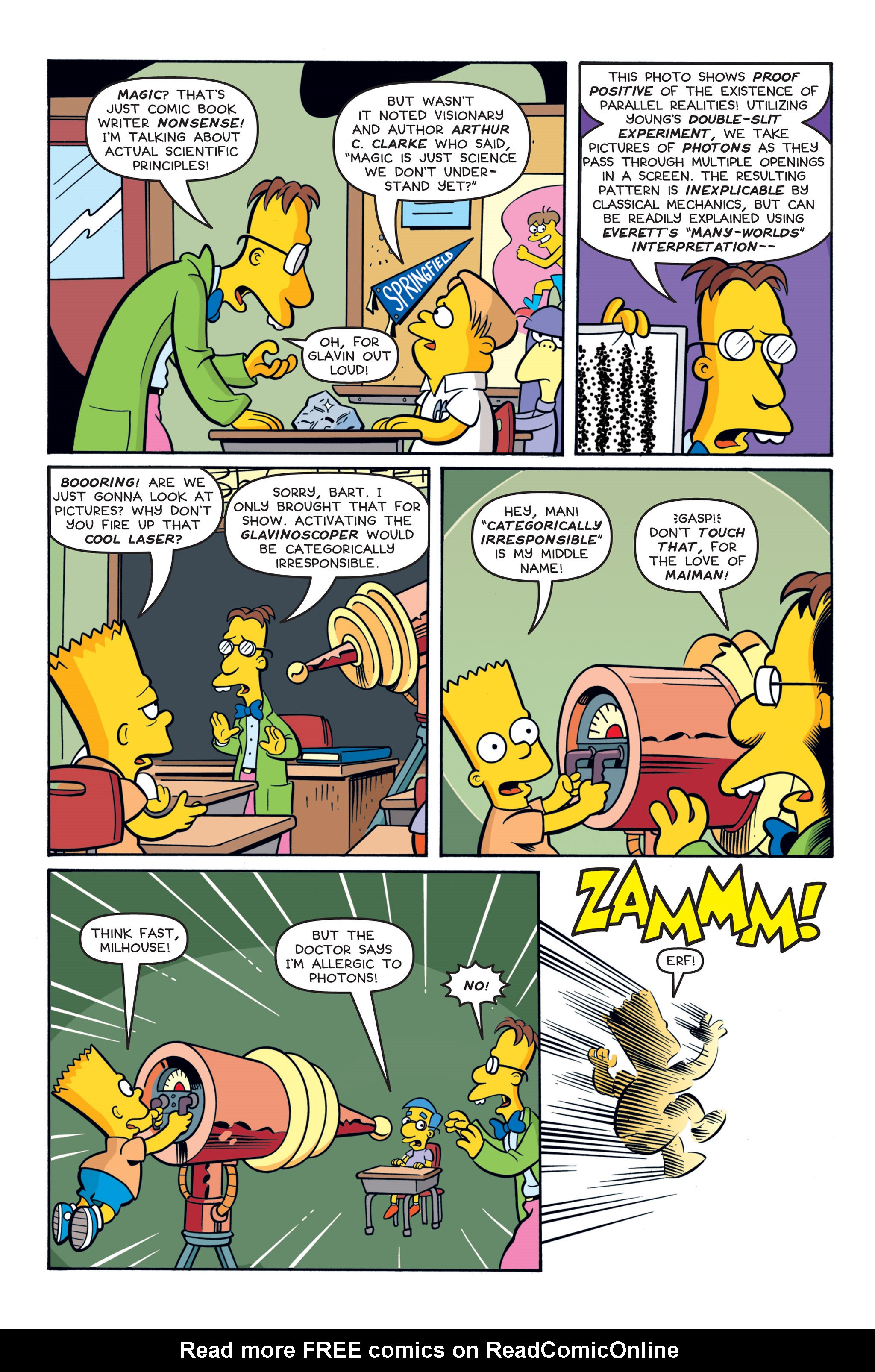 Read online Bongo Comics Free-For-All! comic -  Issue #2014 - 22