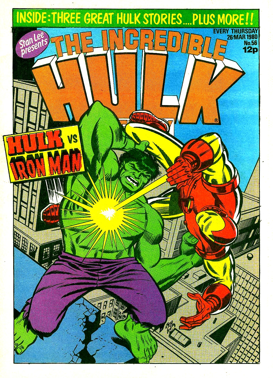 Read online The Incredible Hulk Weekly comic -  Issue #56 - 1