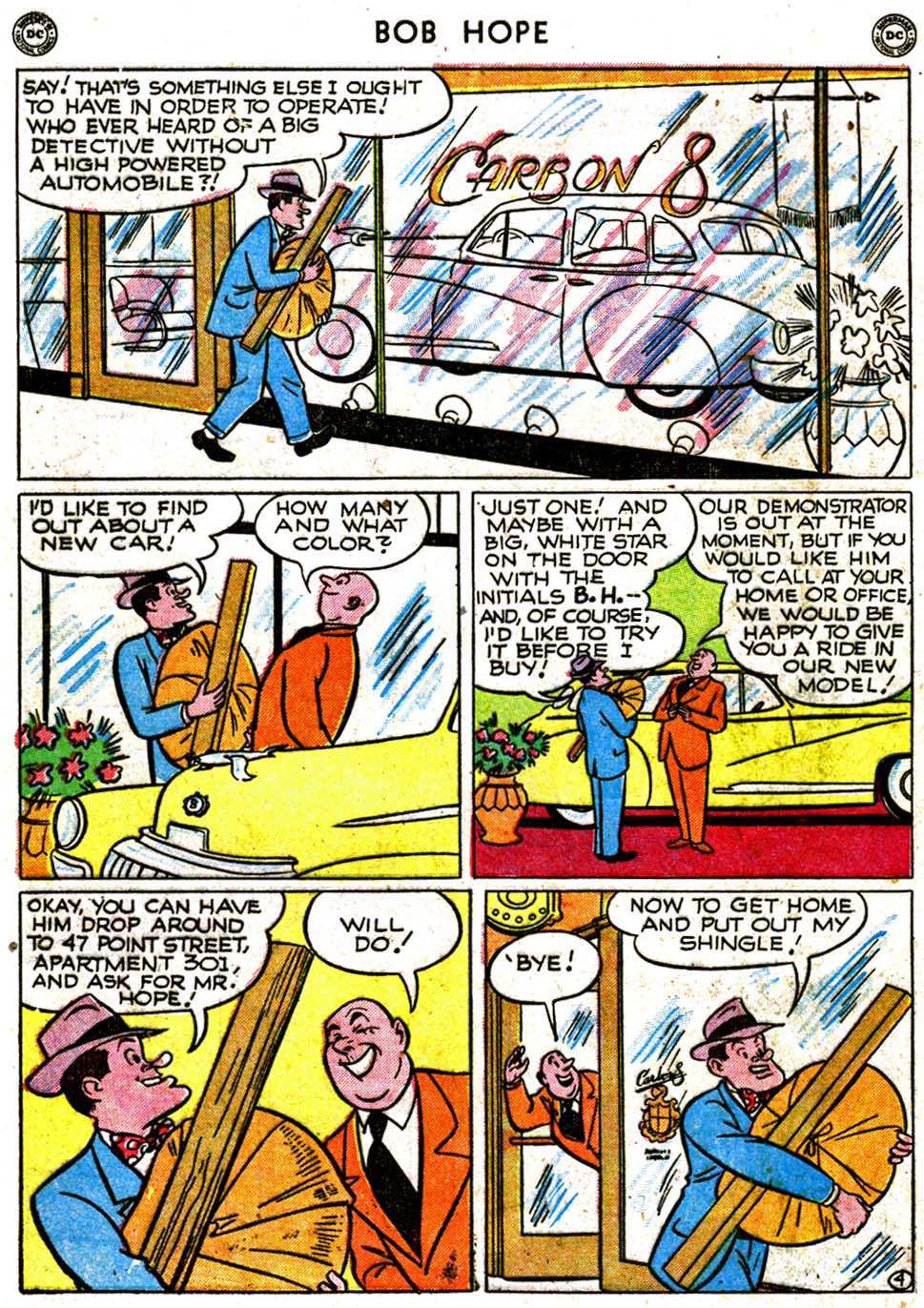 Read online The Adventures of Bob Hope comic -  Issue #4 - 6