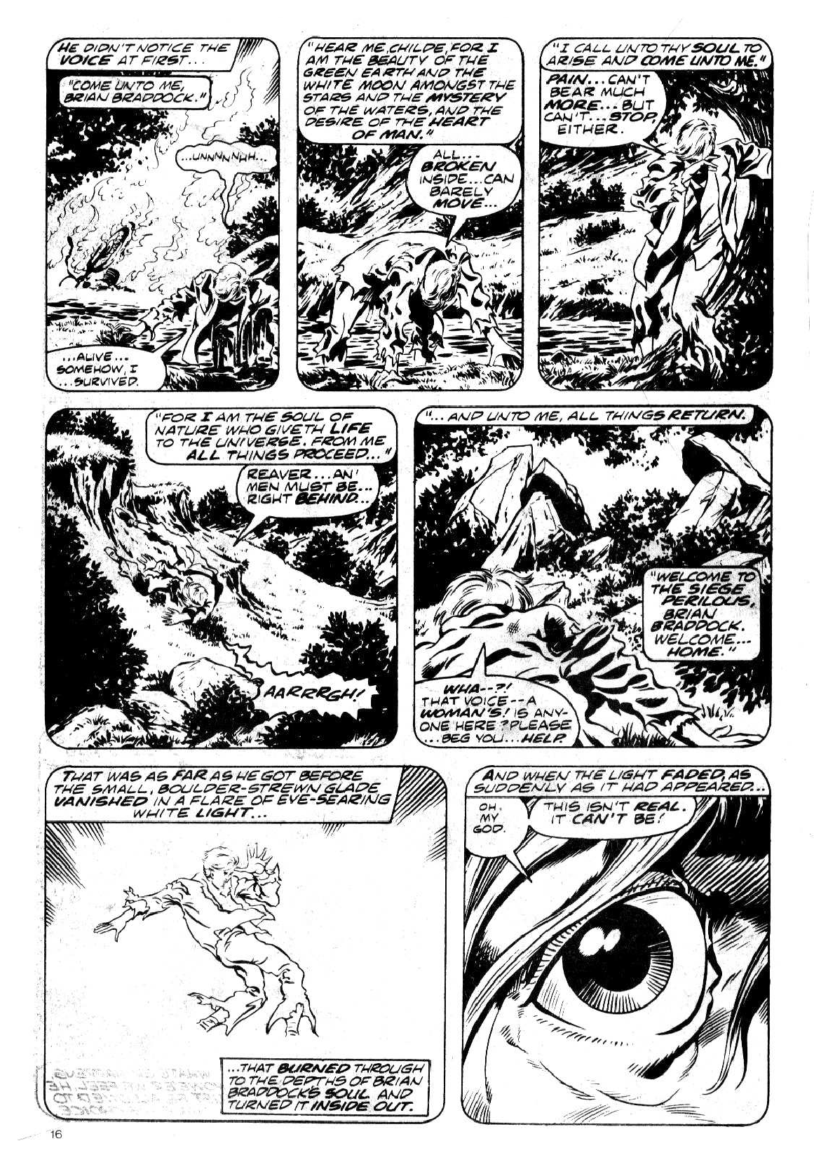 Read online Captain Britain Summer Special comic -  Issue #2 - 16