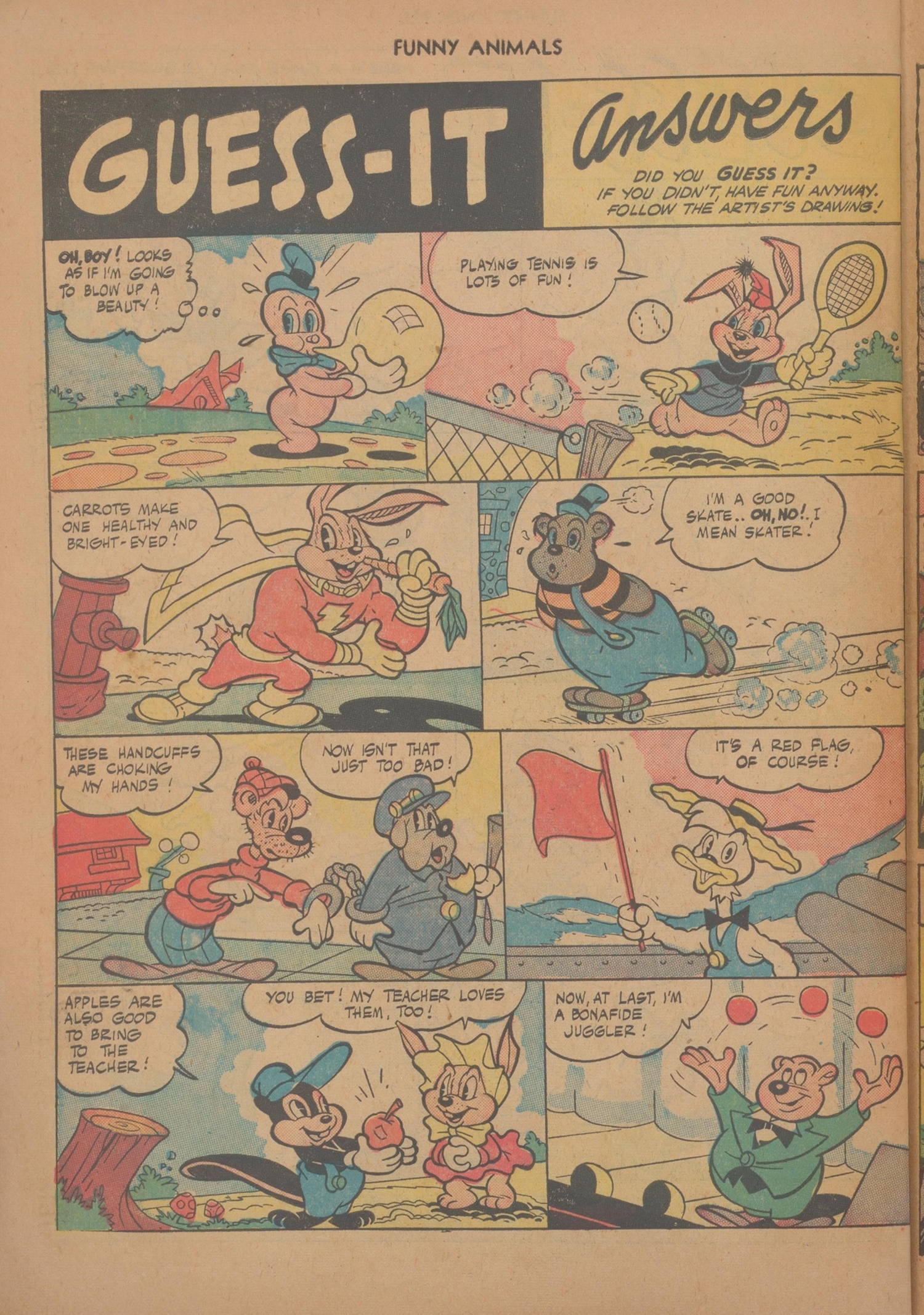 Read online Fawcett's Funny Animals comic -  Issue #61 - 30