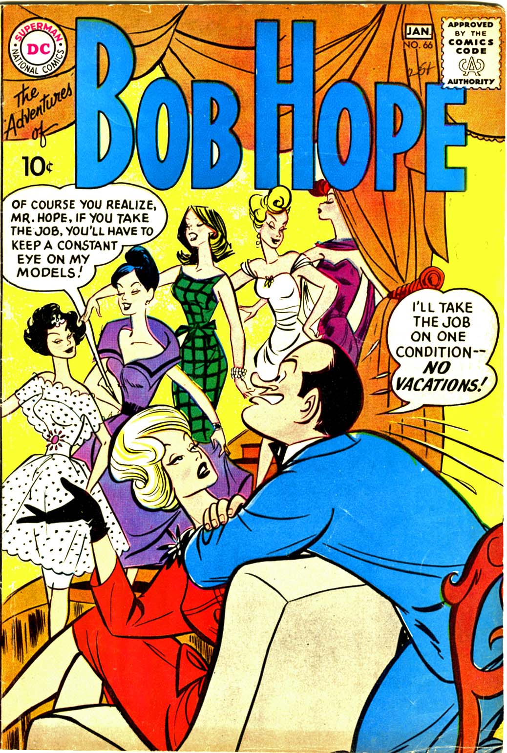 Read online The Adventures of Bob Hope comic -  Issue #66 - 1