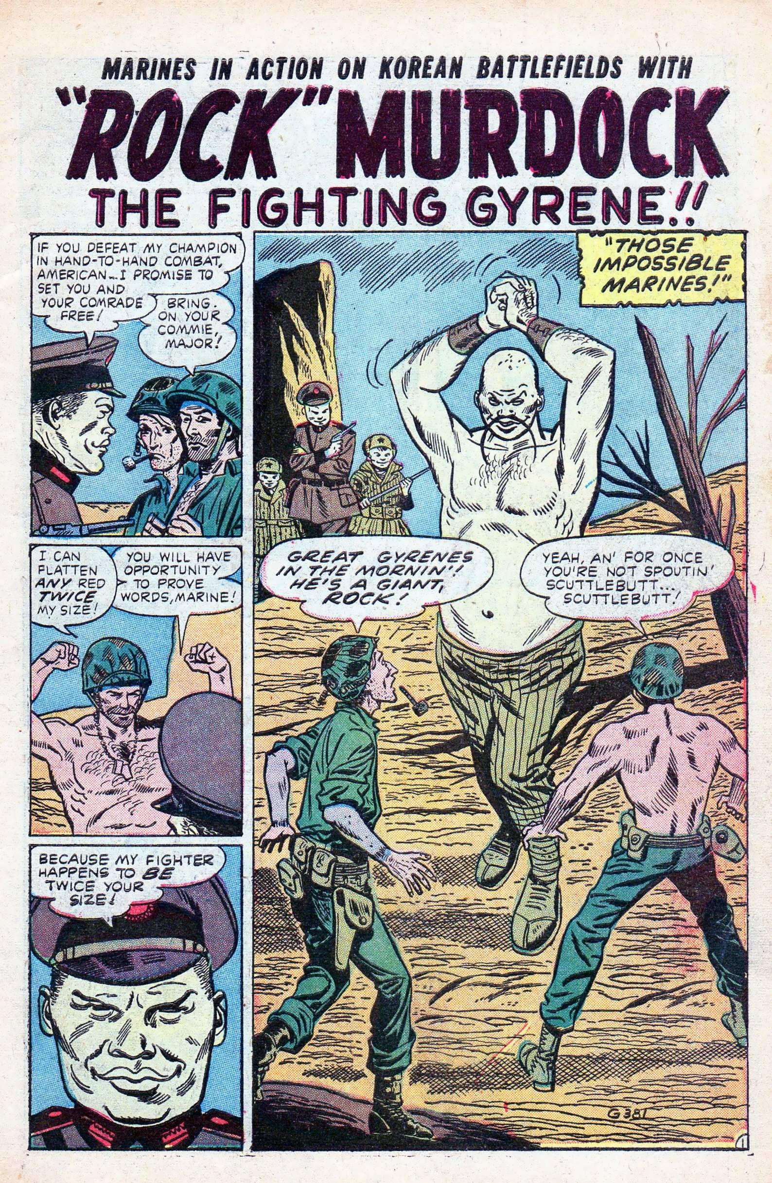 Read online Marines in Action comic -  Issue #3 - 3