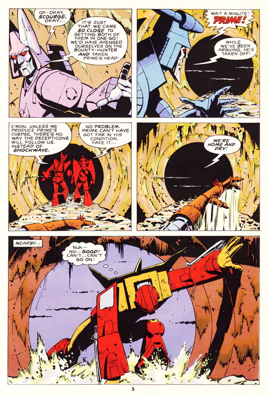 Read online The Transformers (UK) comic -  Issue #134 - 5