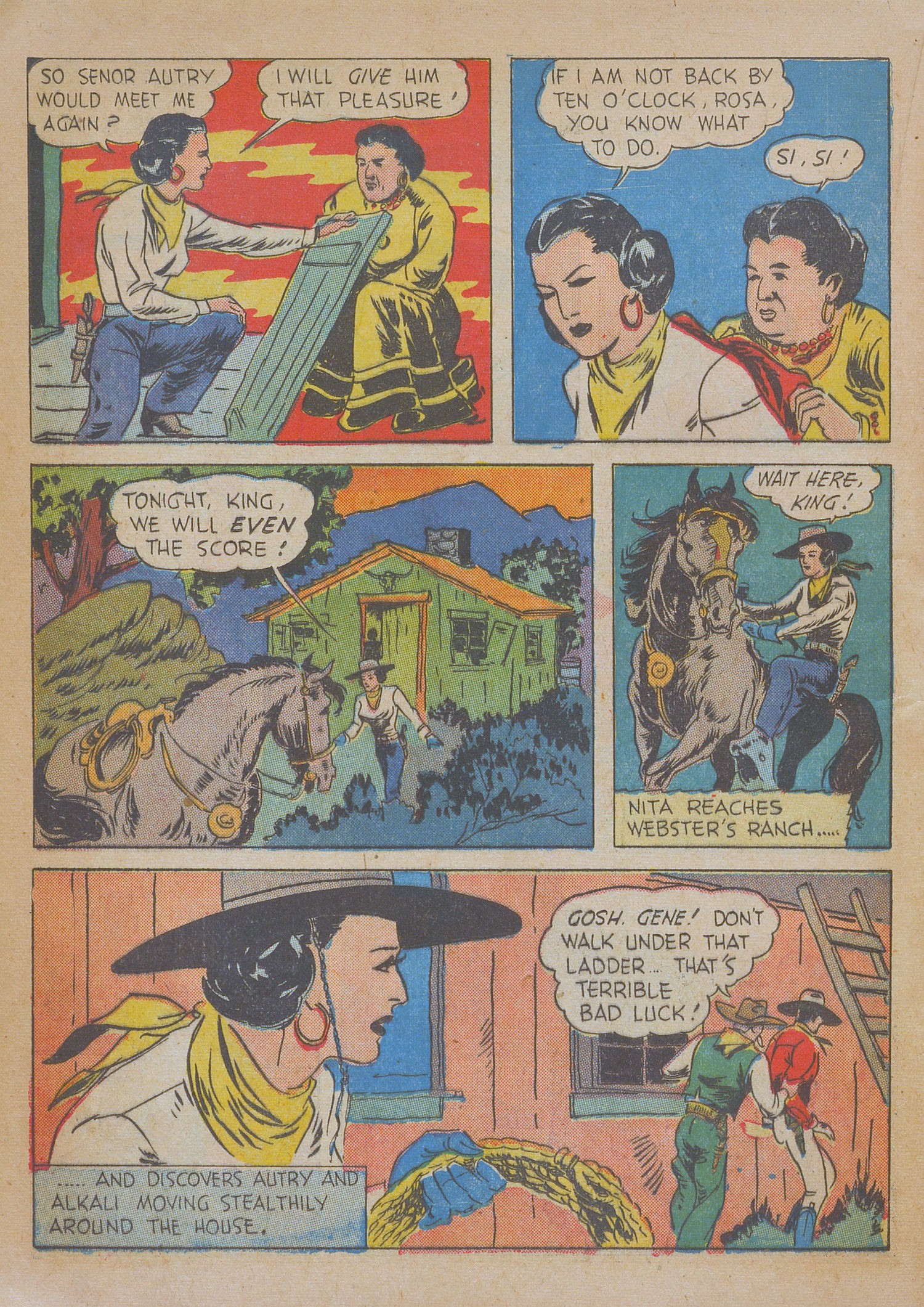 Read online Gene Autry Comics comic -  Issue #10 - 44