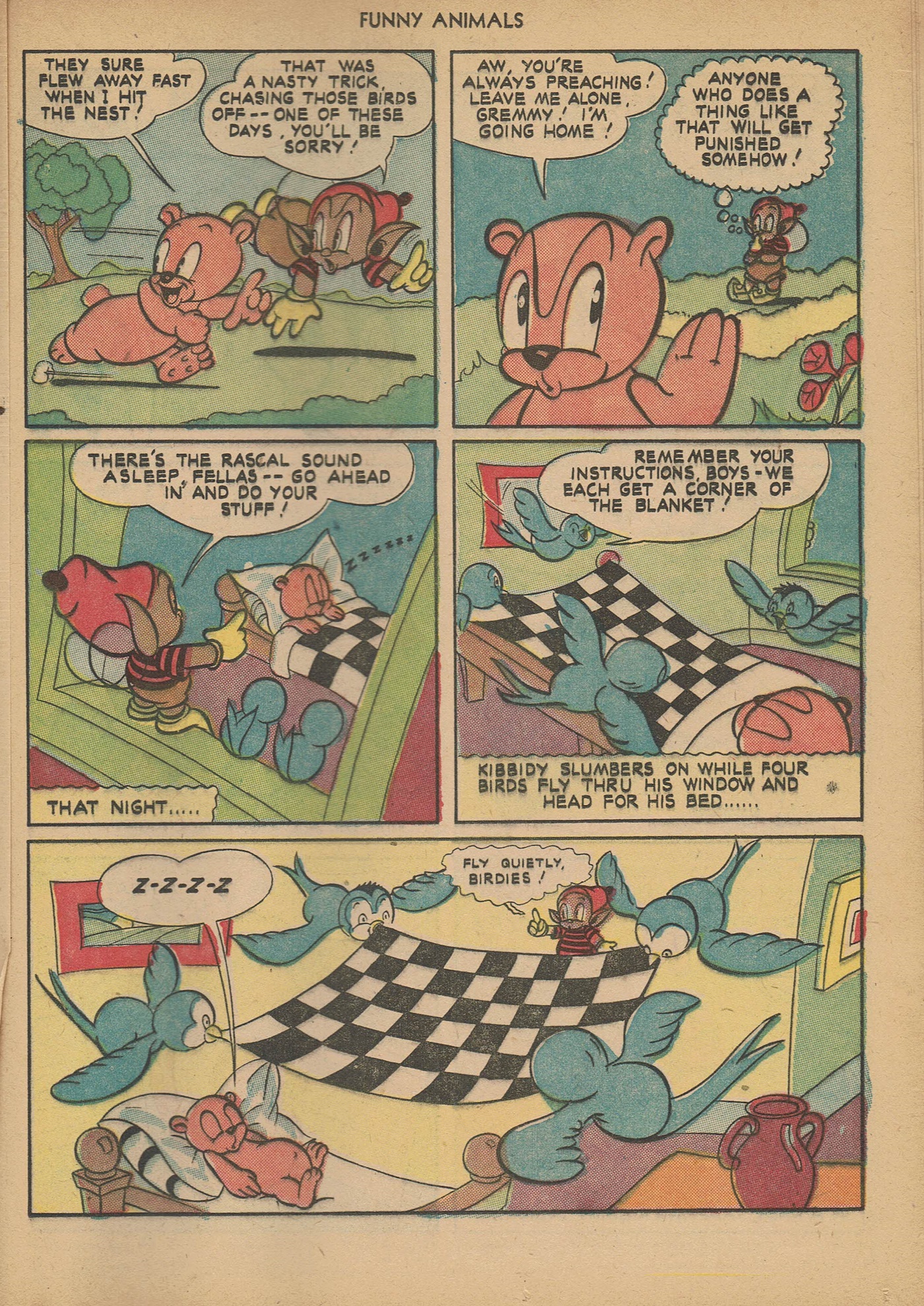 Read online Fawcett's Funny Animals comic -  Issue #14 - 45